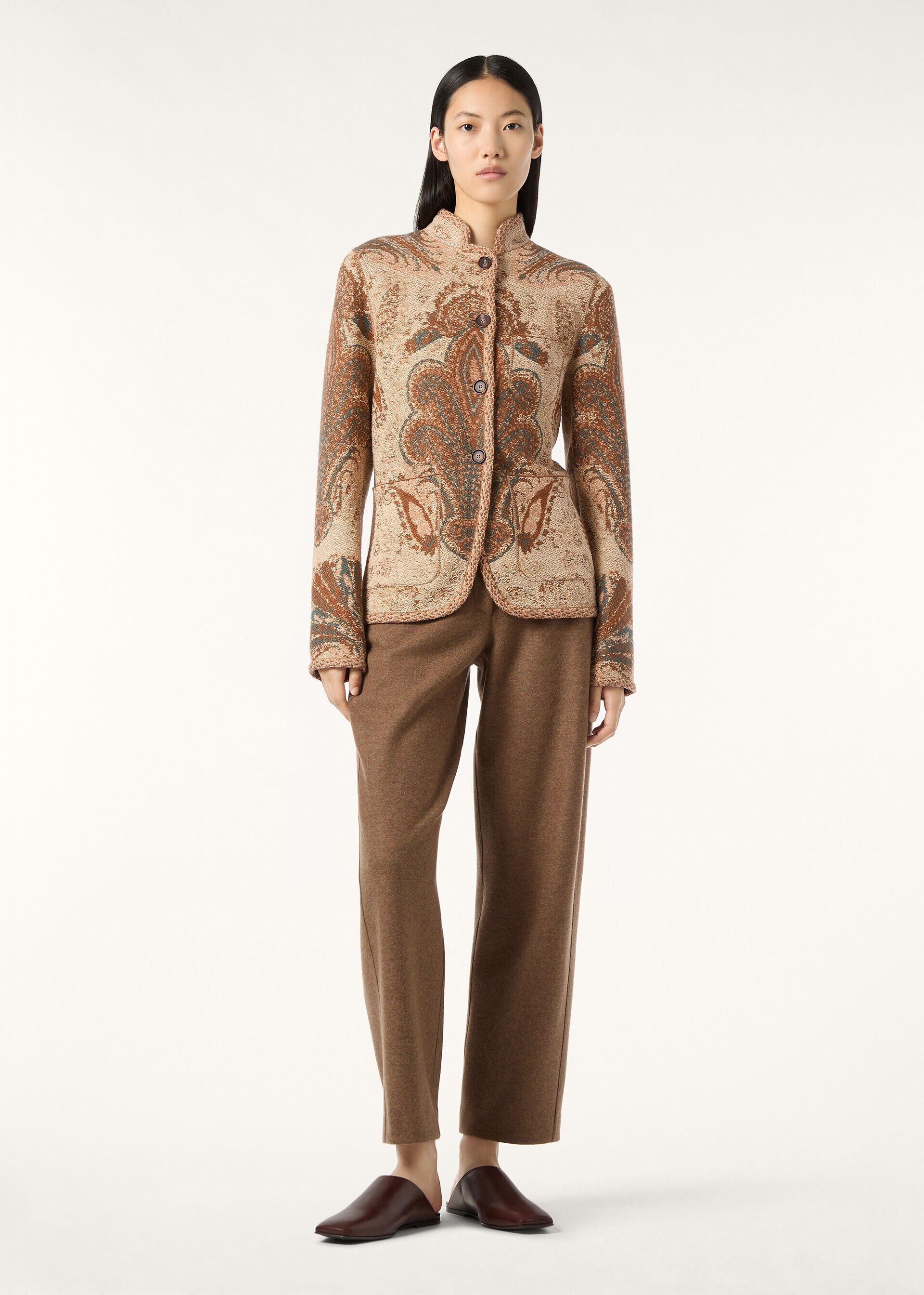 Loro Piana os11x0426 FAQ4546 Magnolia Jacket in Pink Caramel Clay Size L / US 10 / IT 46 - 2 Thumbnail