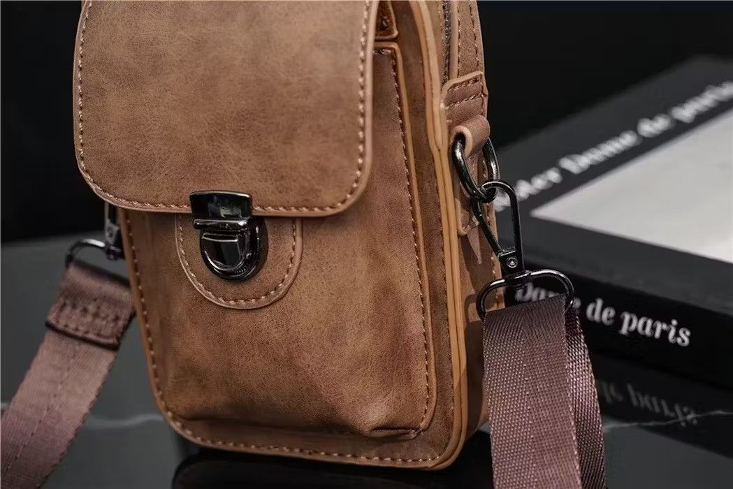 Japanese Brand Mini Crossbody Bag Pu Leather Bah Size ONE SIZE - 6 Thumbnail
