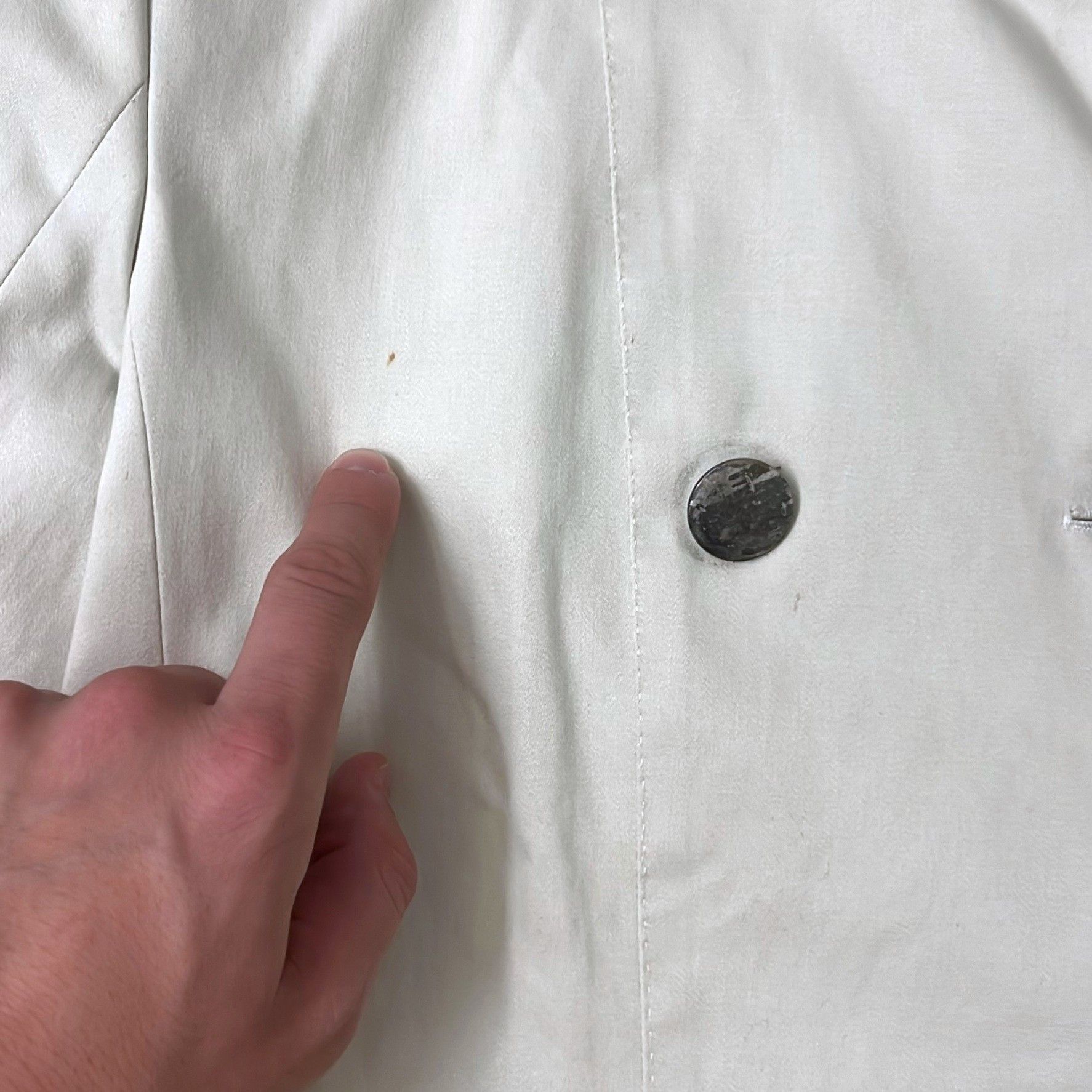 Louis Vuitton Louis Vuitton Cream Double-Breasted Blazer Size 40R - 4 Thumbnail