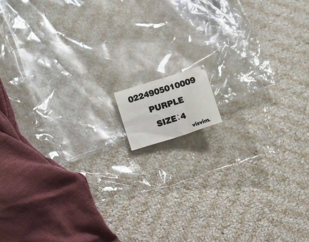 Visvim Visvim 24ss ICT Jumbo Tee size4 Purple Size US XL / EU 56 / 4 - 8 Thumbnail