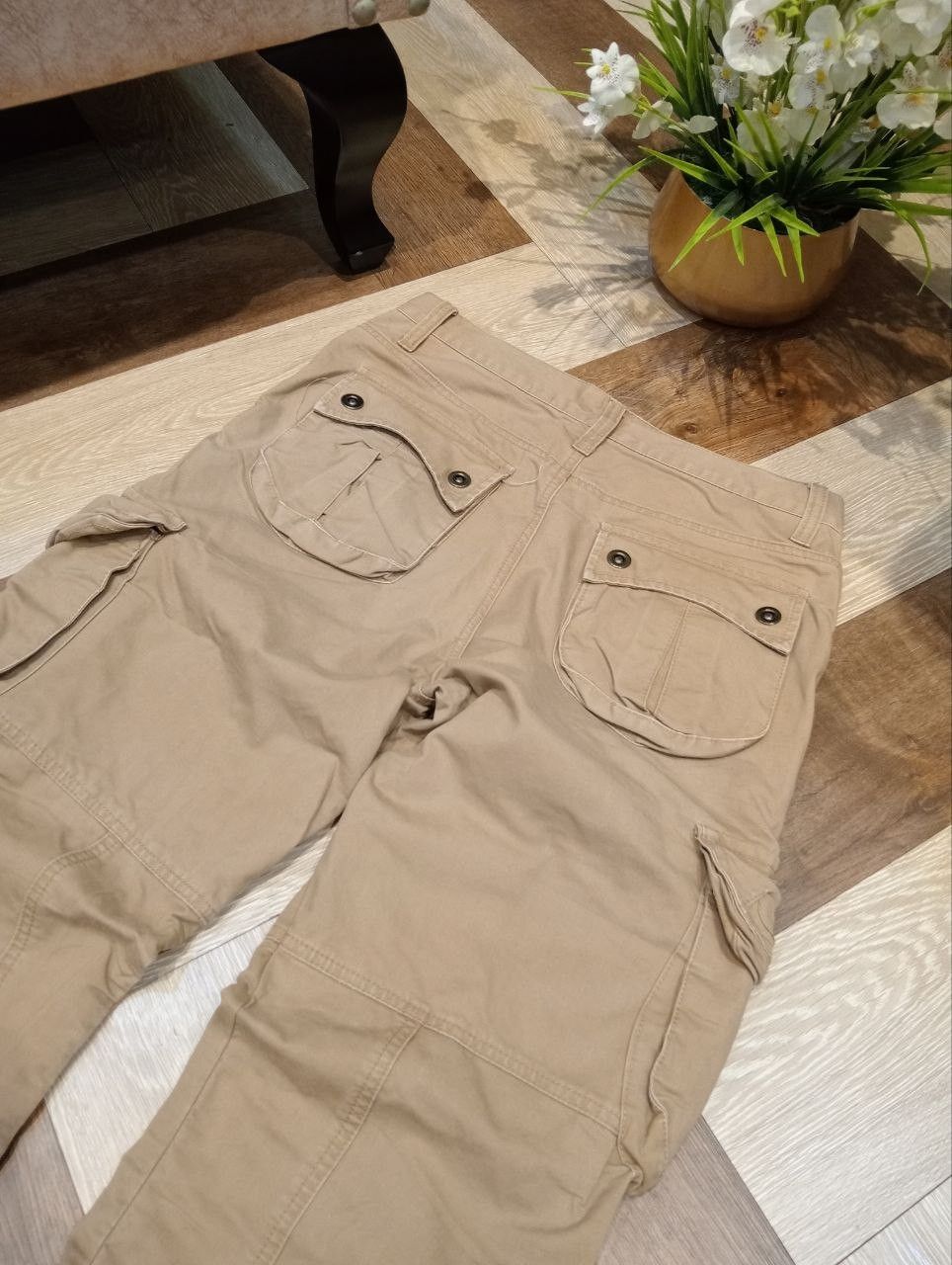 LOWBOX LOWBOX JAPAN MULTIPOCKET WRINKLE BANDAGE PANTS Size US 32 / EU 48 - 9 Thumbnail