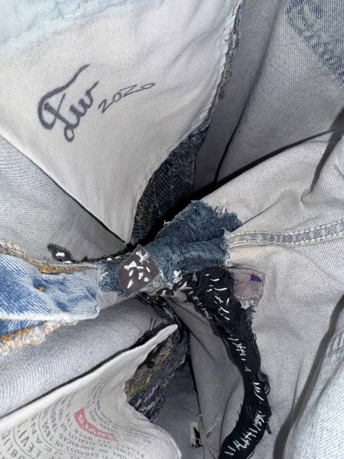 Kentucky Boy Tyler Kentucky boy Tyler Mock mend 505 Levi’s Jeans 2020 Size US 32 / EU 48 - 7 Thumbnail