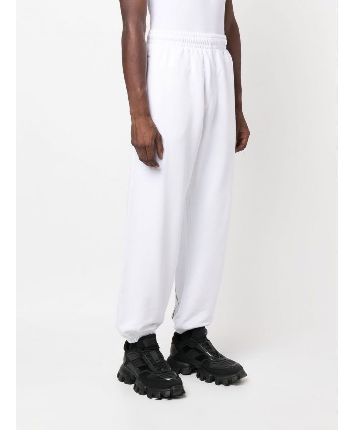 Off-White o1gr1nt0125 Wave Outl Diag Slim Sweatpant in White Size US 30 / EU 46 - 3 Thumbnail