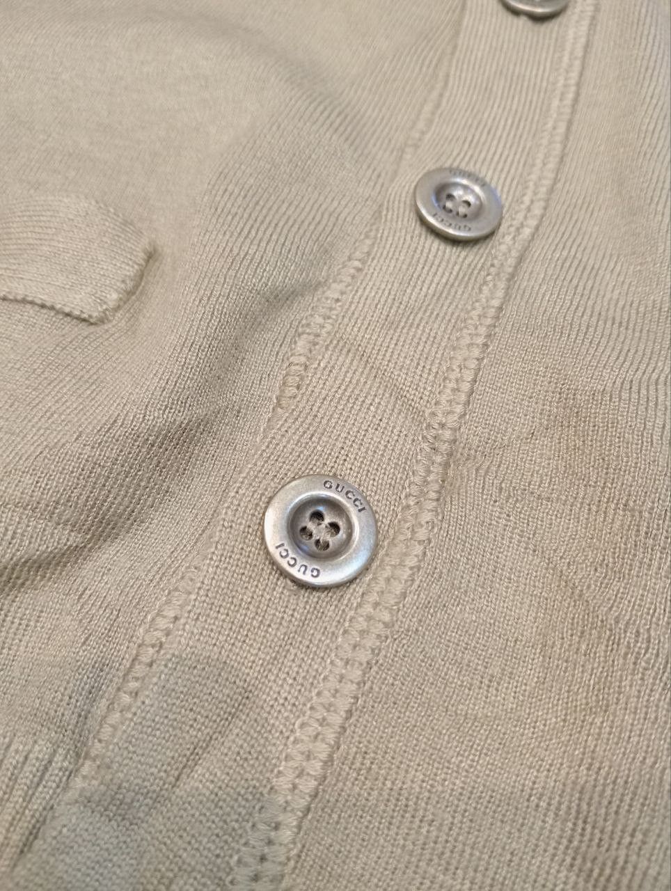 Gucci GUCCI ITALY COMBINE SILK + CASHMERE CARDIGAN - SIZE S Size S / US 4 / IT 40 - 5 Thumbnail