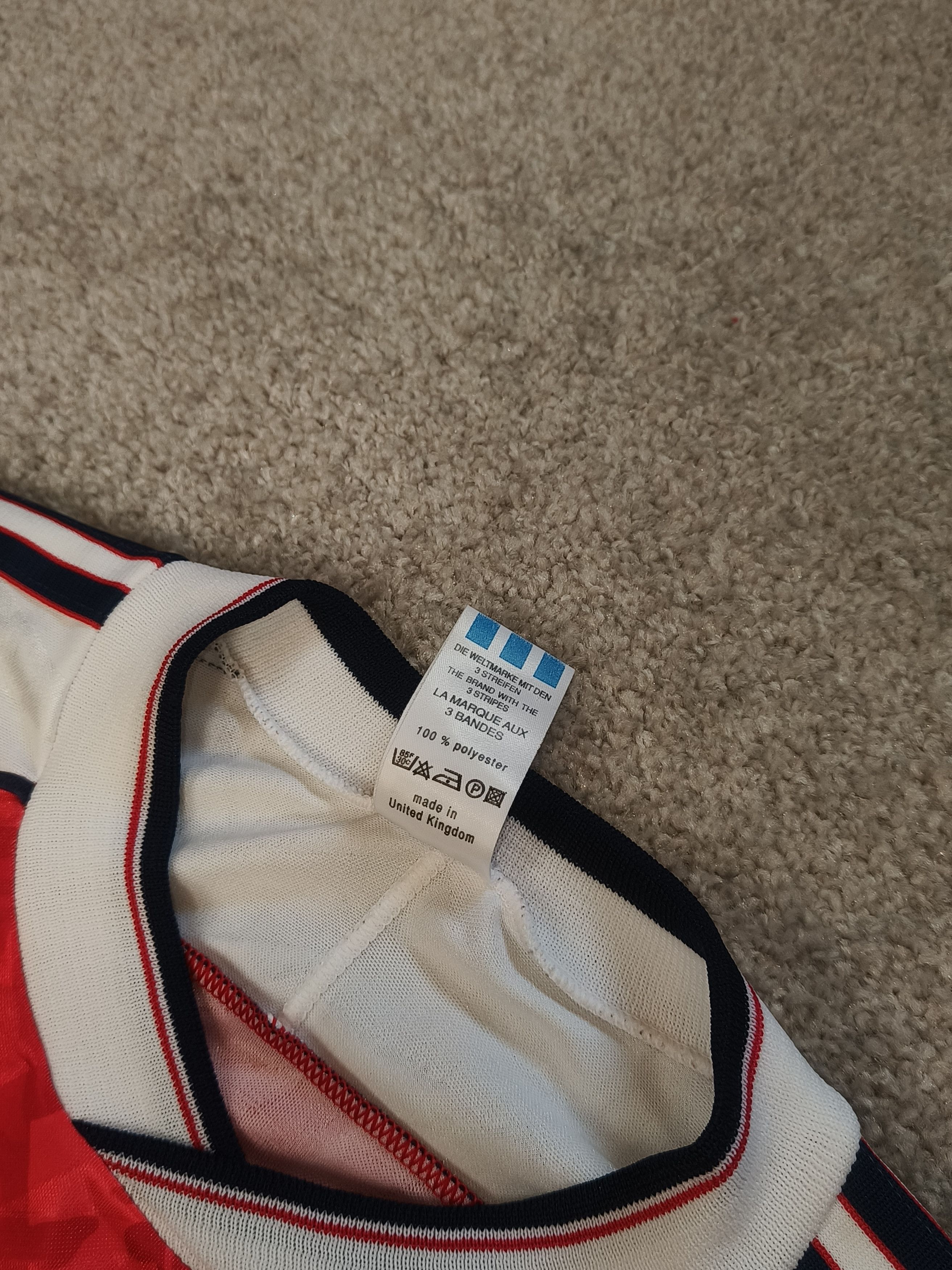 Adidas × Vintage Adidas SC Mönchzell #14 Football Jersey Geometric Pattern Size US XL / EU 56 / 4 - 6 Thumbnail