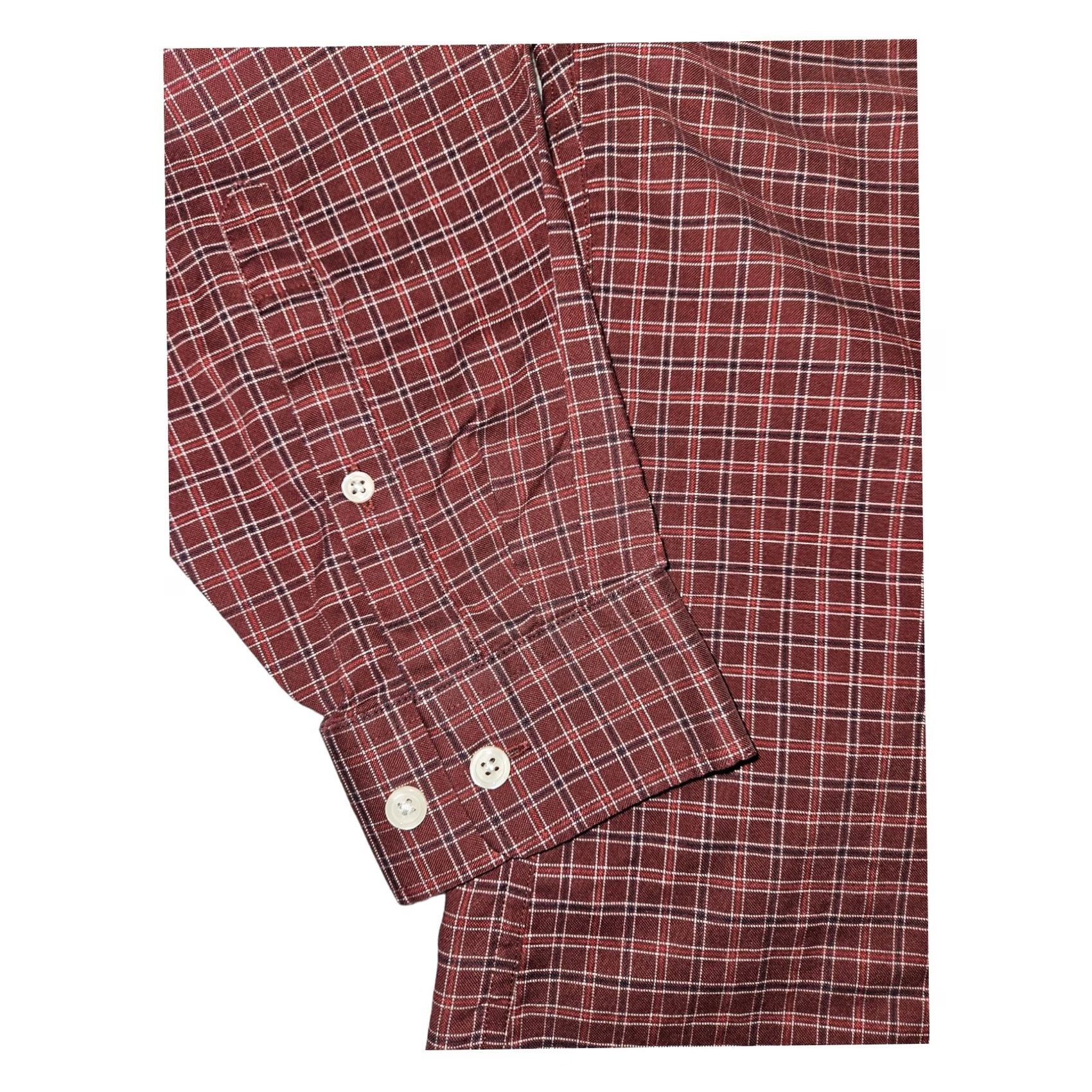 Eddie Bauer Eddie Bauer Button-Down Long Sleeve Men's M Red Check Shirt Size US M / EU 48-50 / 2 - 5 Thumbnail
