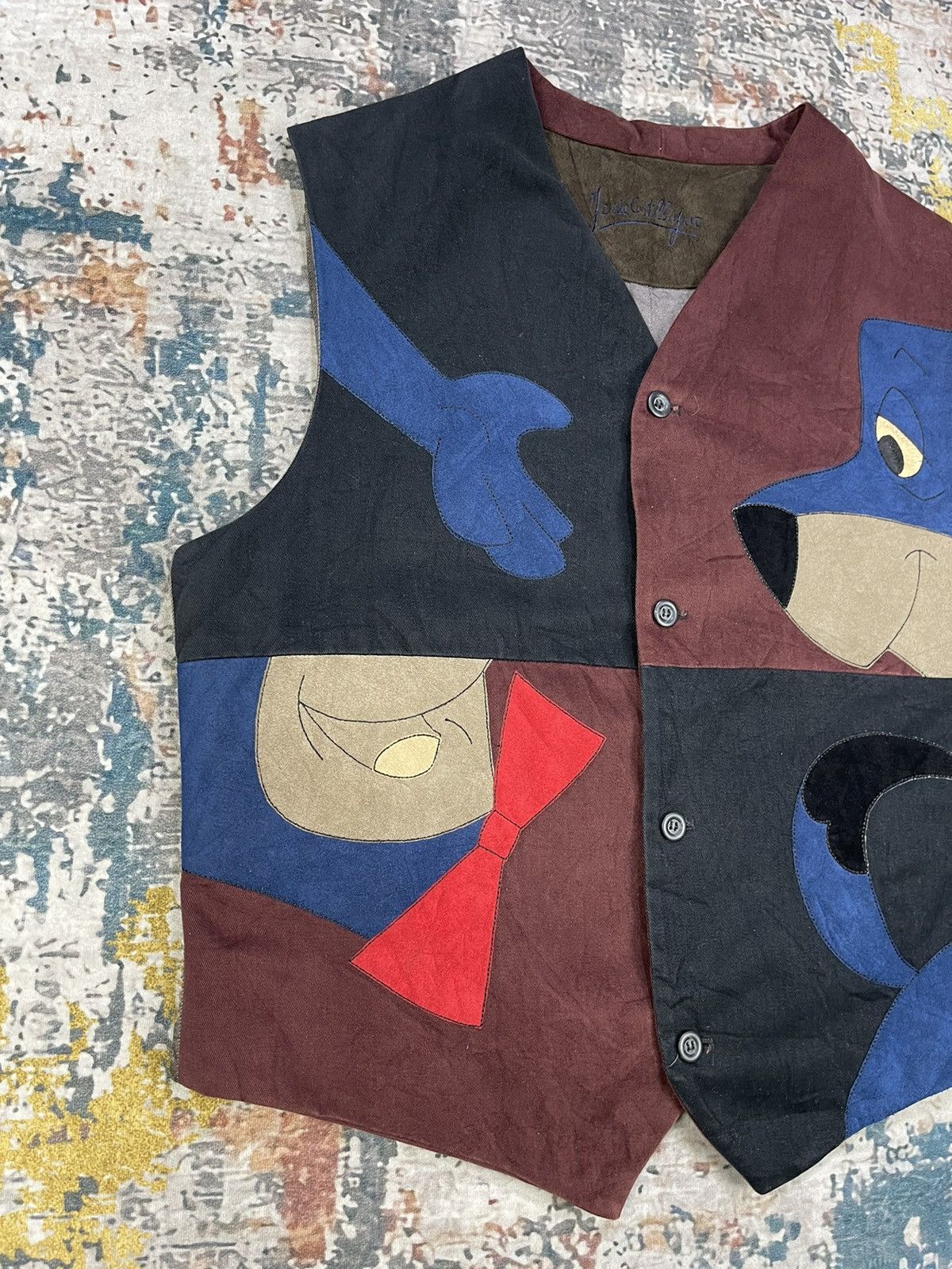 Disney × Jean Charles De Castelbajac JCDC X Hanna Barbera X Huckleberry Hound Pop Art Vest Size US M / EU 48-50 / 2 - 2 Thumbnail