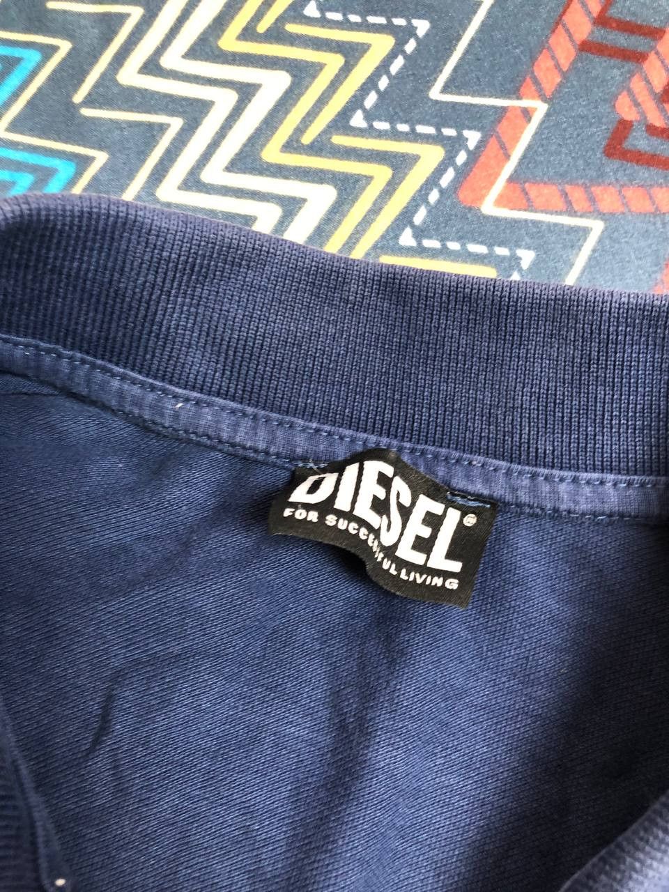 Diesel × Vintage Vintage Y2K Diesel polo t-shirt casual style Size US L / EU 52-54 / 3 - 2 Thumbnail