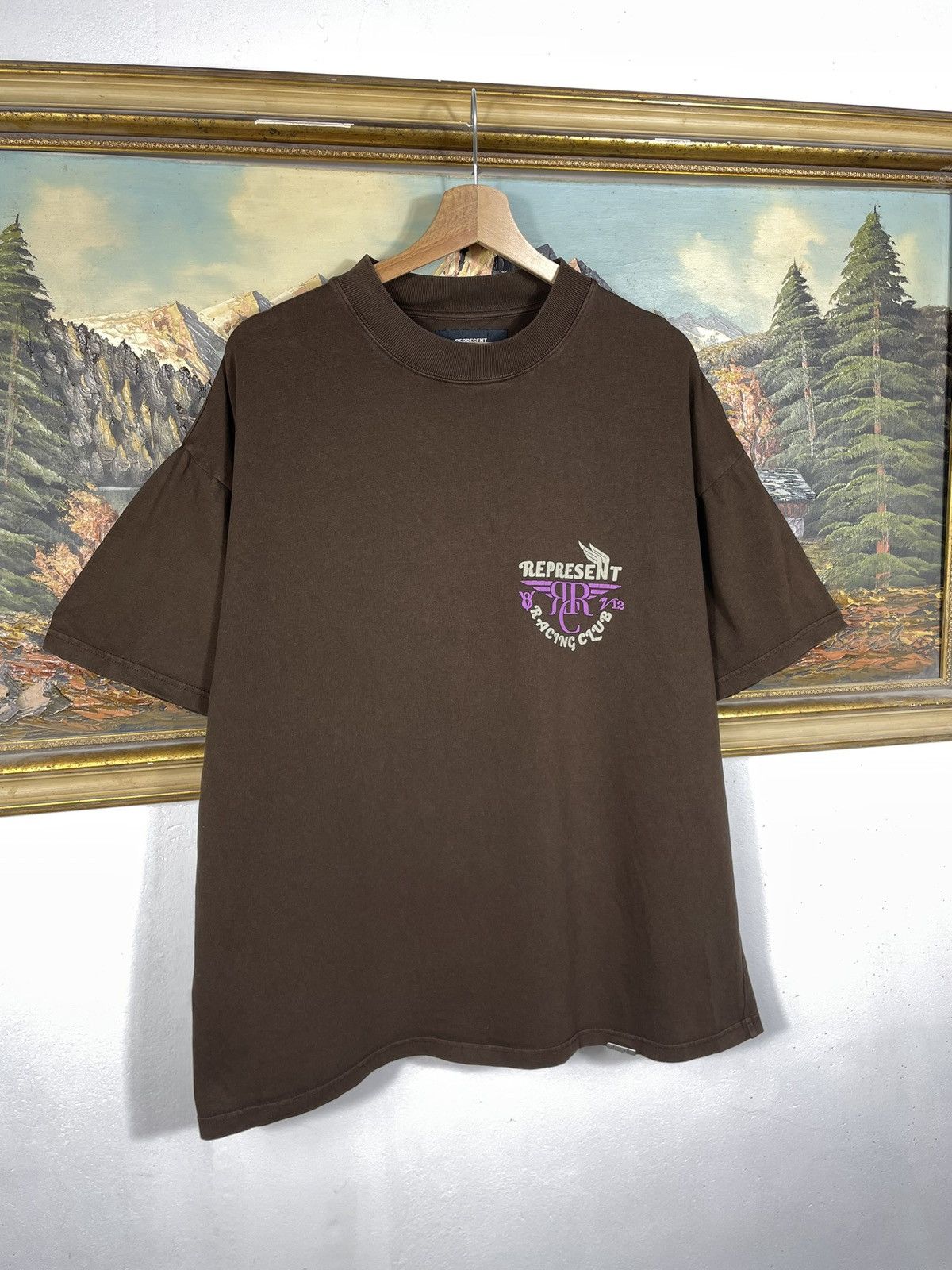 Represent Clo. Represent Brown Boxy Oversize Baggy Tee Big Logo Skate Swag Size US L / EU 52-54 / 3 - 4 Thumbnail