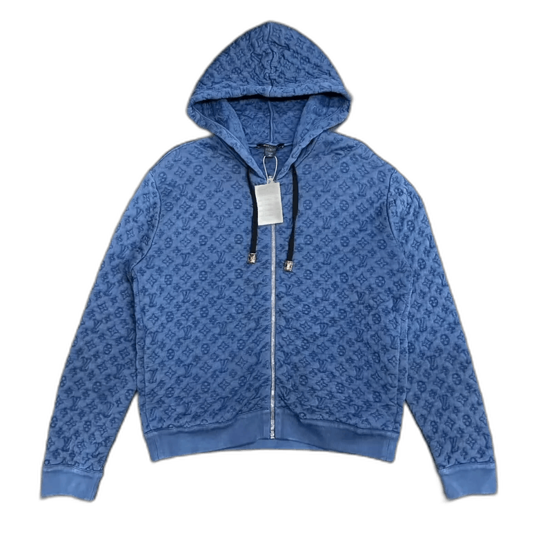 Louis Vuitton Louis Vuitton Velvet Logo Hoodie Sweatshirt -2505