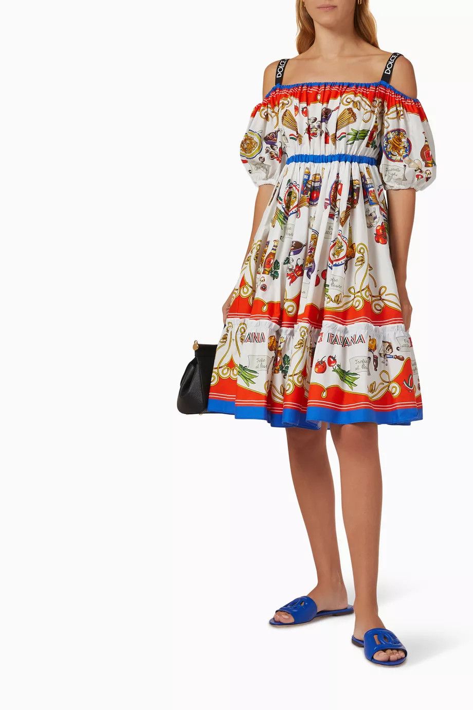 Dolce & Gabbana o1y0825 Mini Dress in Multicolor Size XS / US 0-2 / IT 36-38 - 2 Thumbnail