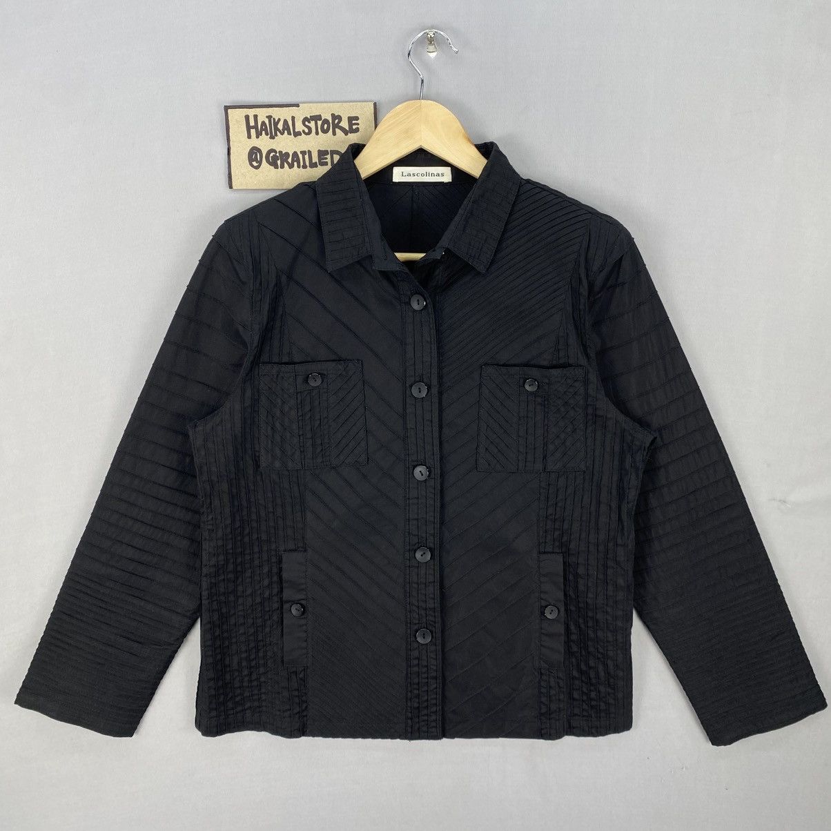 Japanese Brand Vintage 90’s Lascolinas Rare Design Button Up Size S / US 4 / IT 40 - 1 Thumbnail