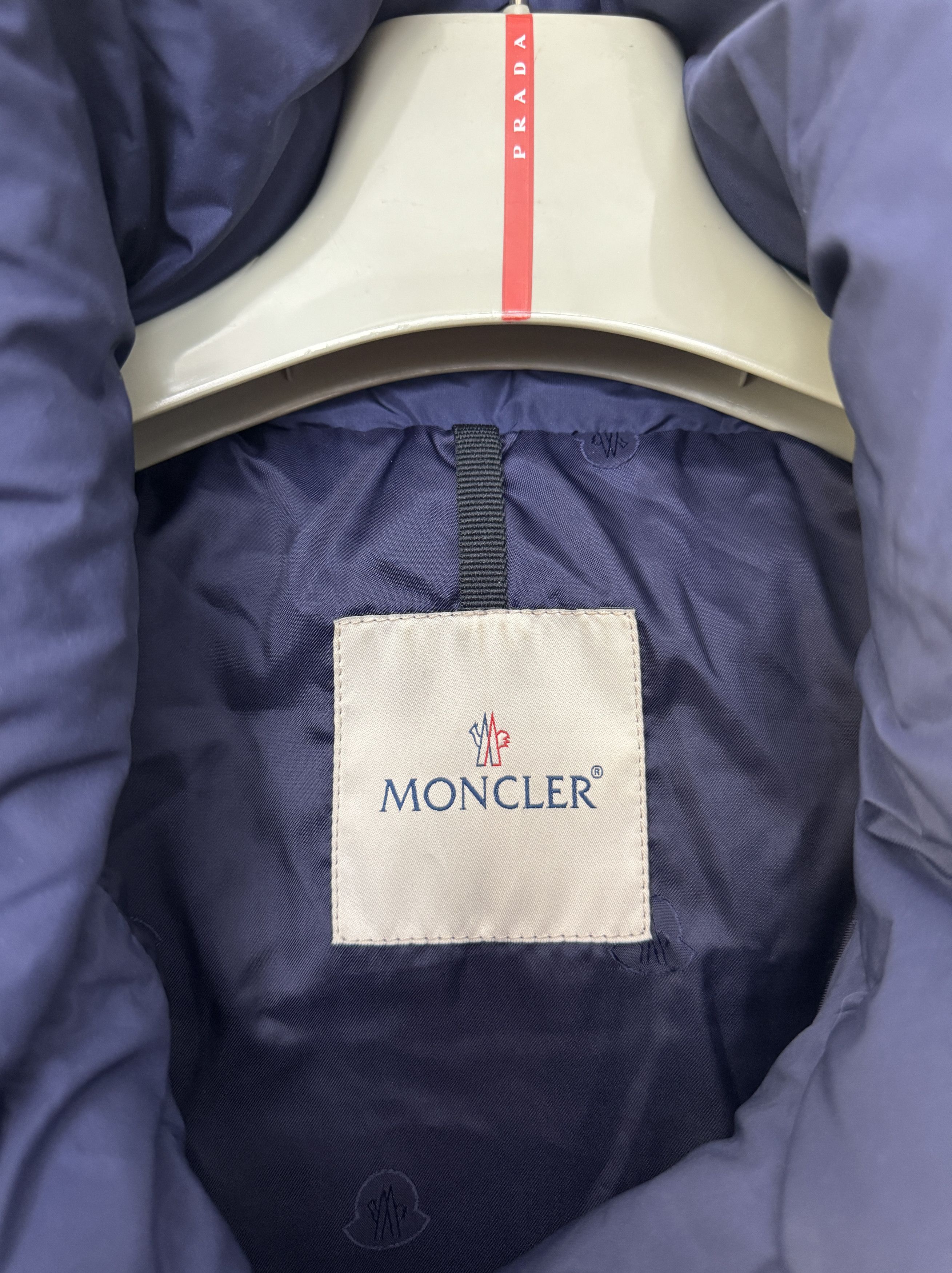 Moncler Authentic Moncler Kelly Jacket Puffer Navy Blue Logo Size 0 Size XS / US 0-2 / IT 36-38 - 7 Thumbnail