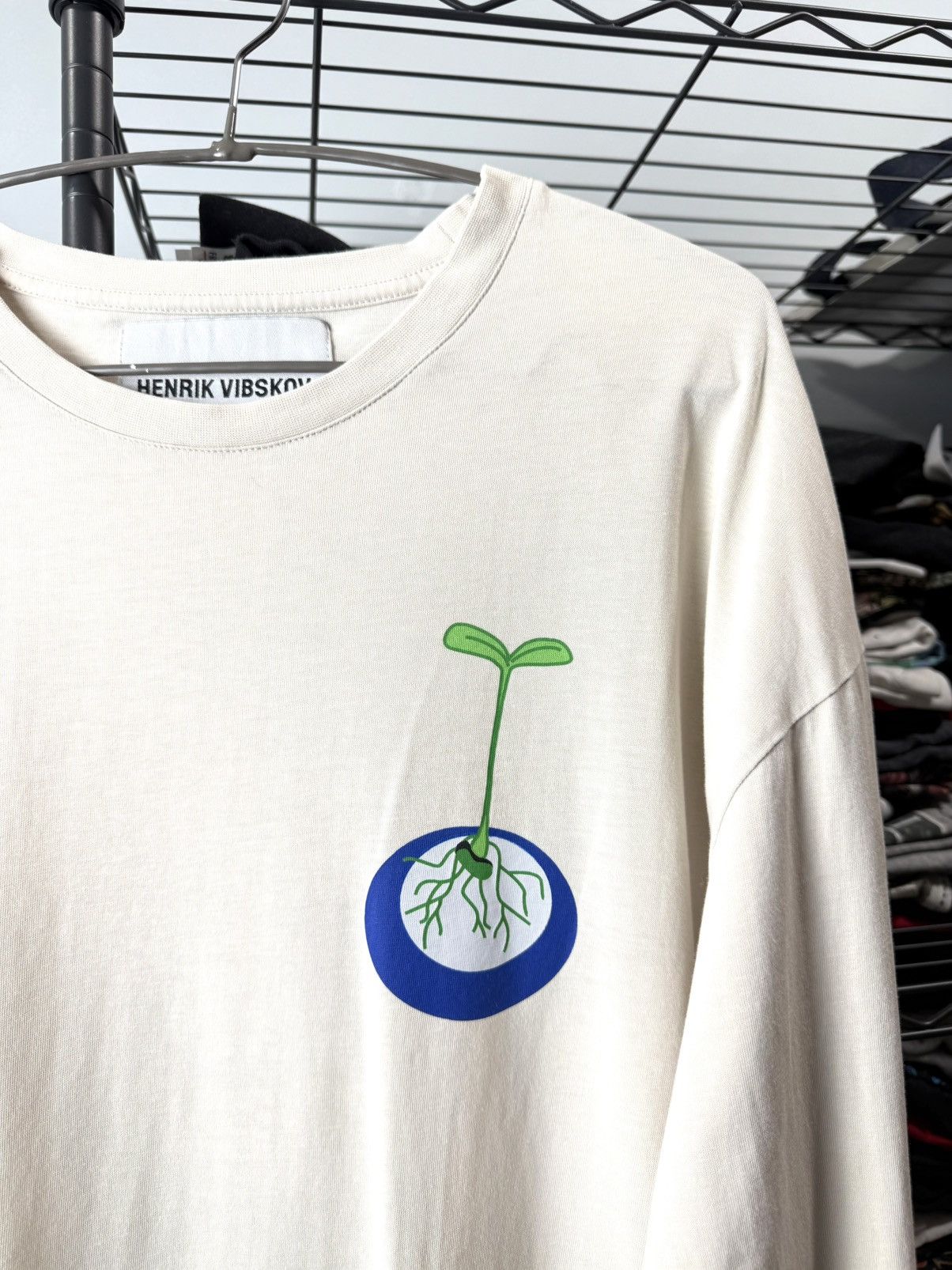 Henrik Vibskov Henrik Vibskov Printed Longsleeve T Shirt Designer Size US M / EU 48-50 / 2 - 3 Thumbnail