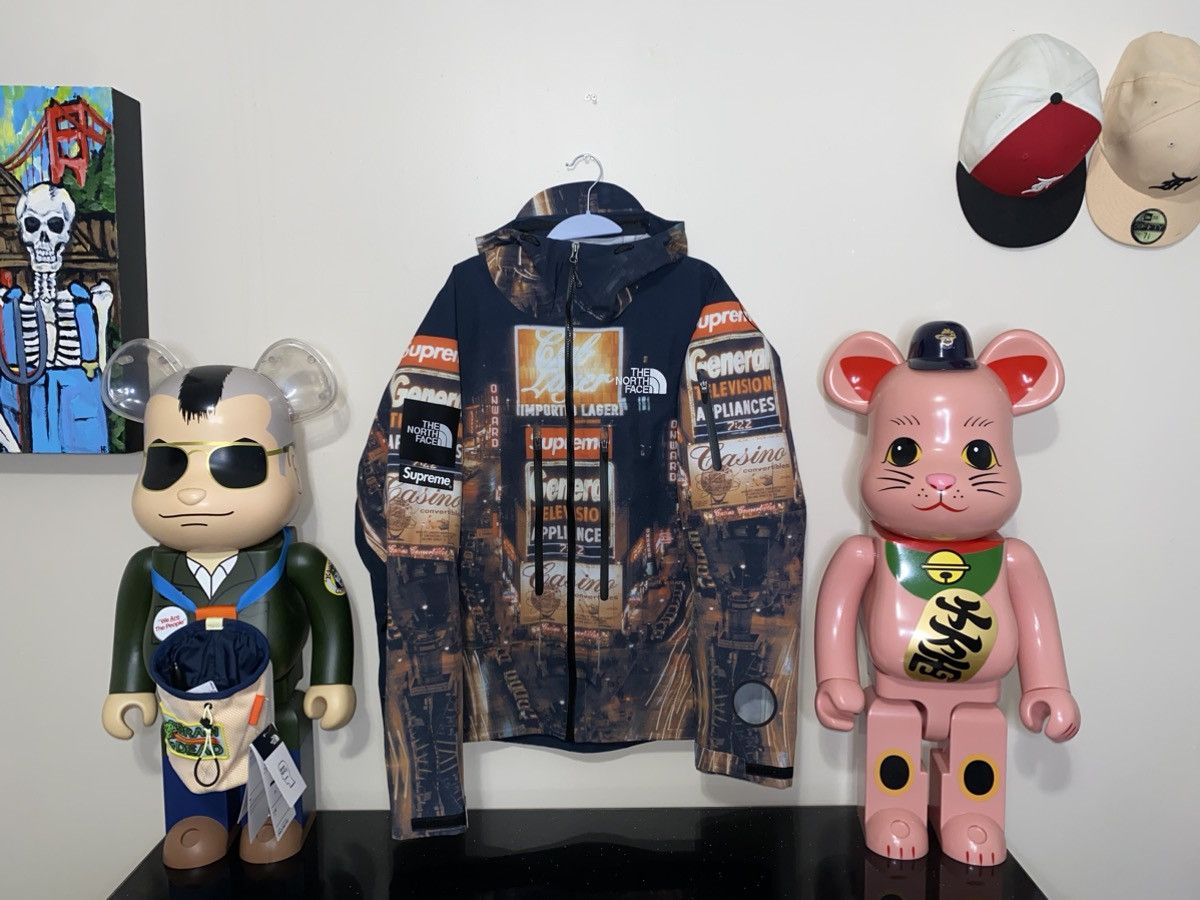 image of Supreme Vintage Time Square Print Jacket, Men's (Size Large)