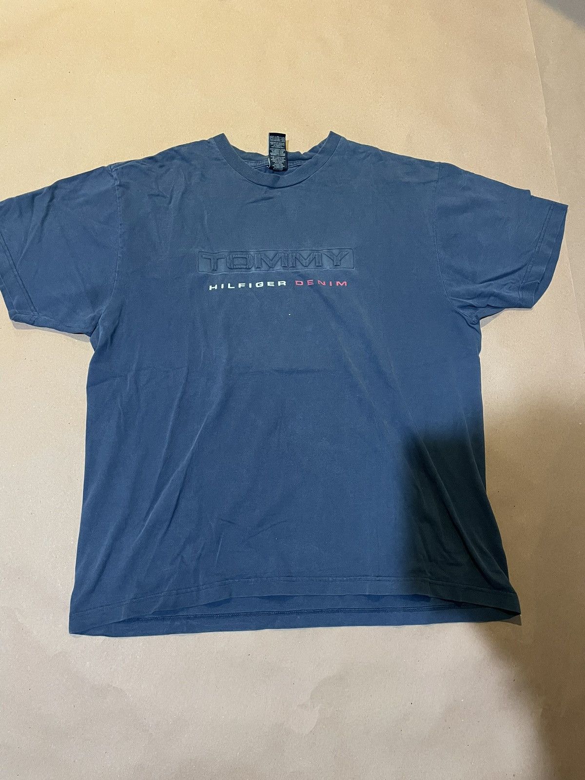 Tommy Hilfiger Vintage tommy hilfiger denim tee Size US L / EU 52-54 / 3 - 1 Thumbnail