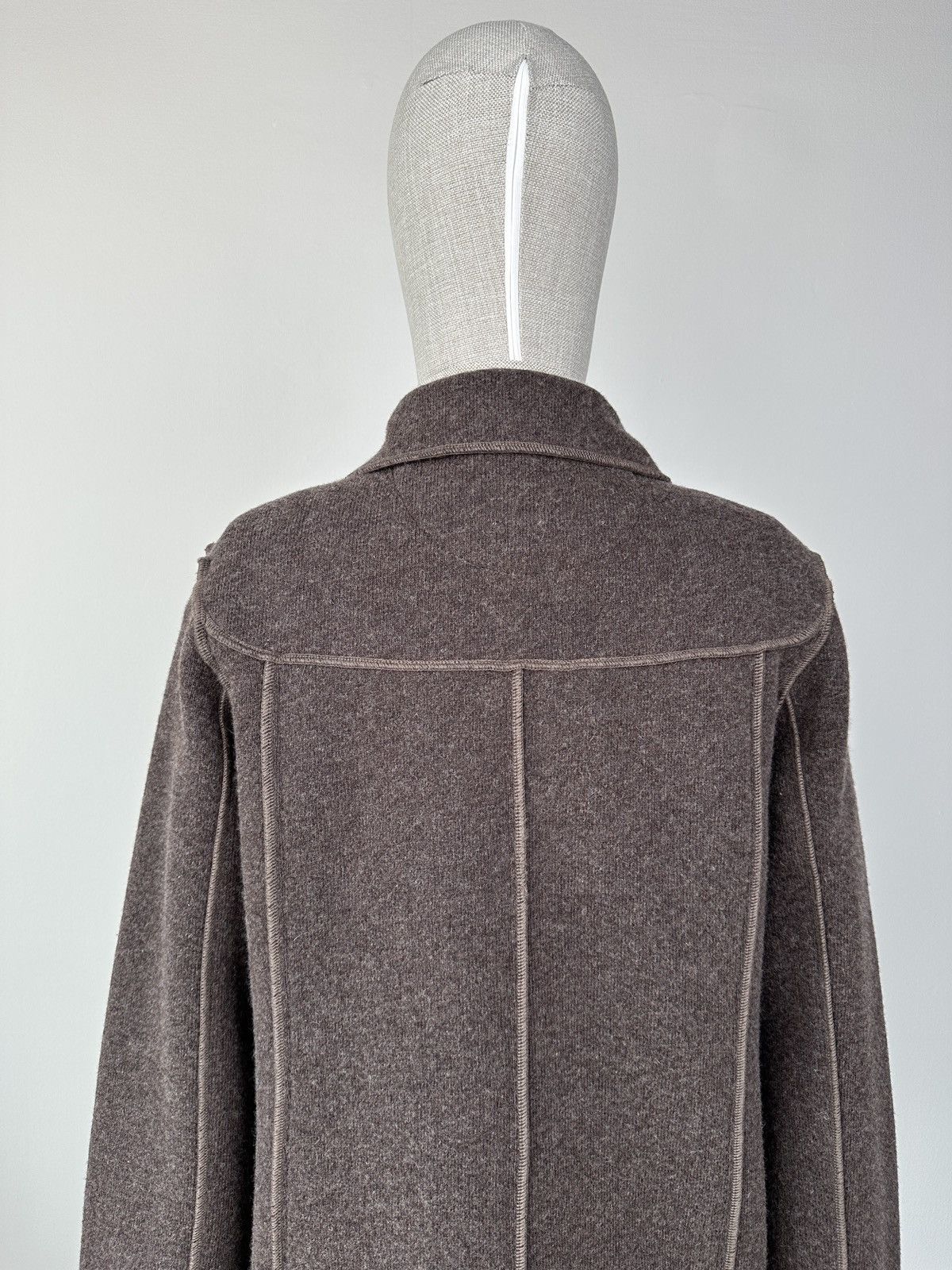 Saint James SAINT JAMES Wool Jacket Duffle Coat Brown Women’s UK 14 Size L / US 10 / IT 46 - 14 Thumbnail
