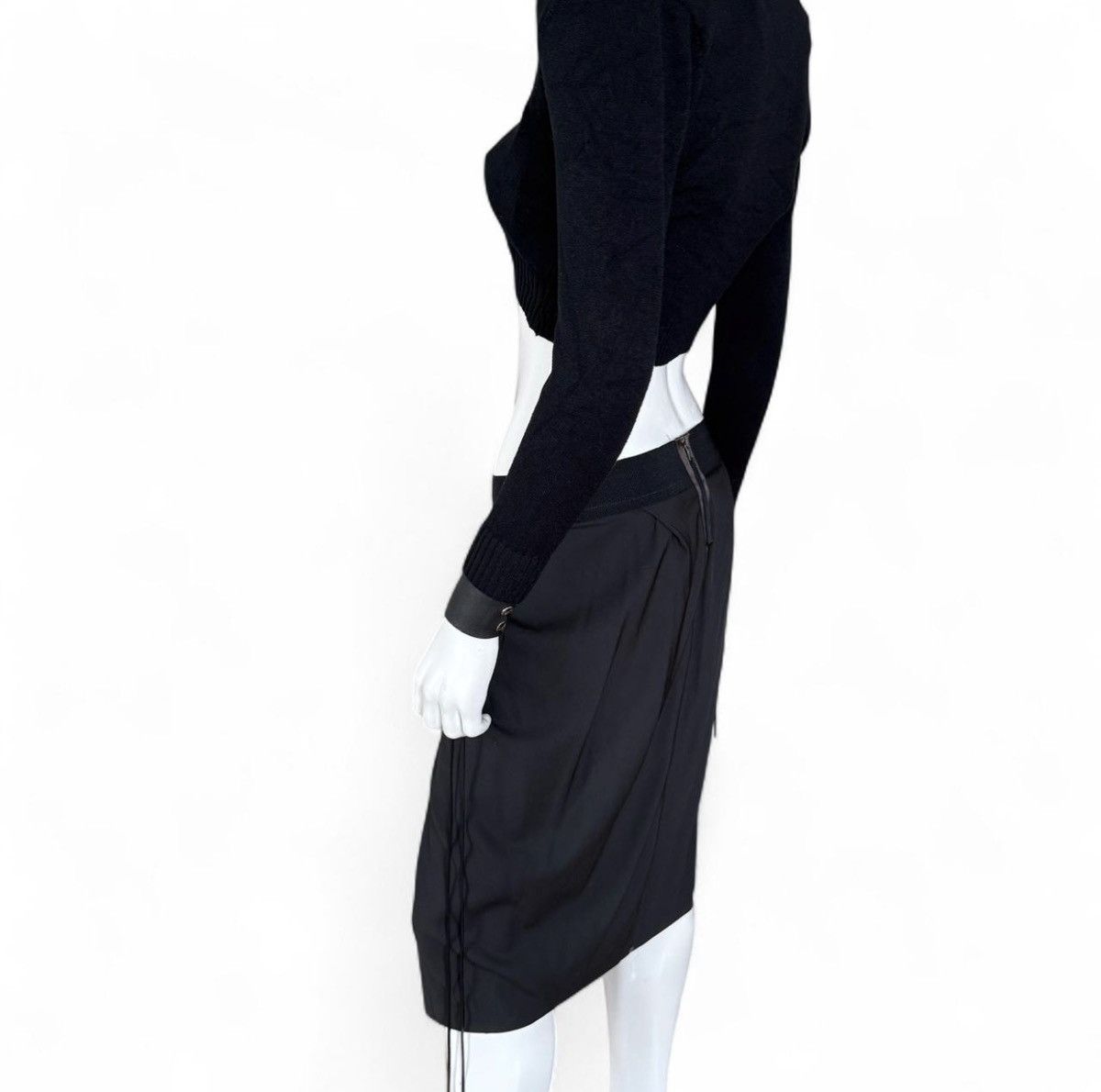 Sportmax Vintage Sportmax Archival Deconstructed Midi Skirt Size 26" / US 2 / IT 38 - 2 Thumbnail