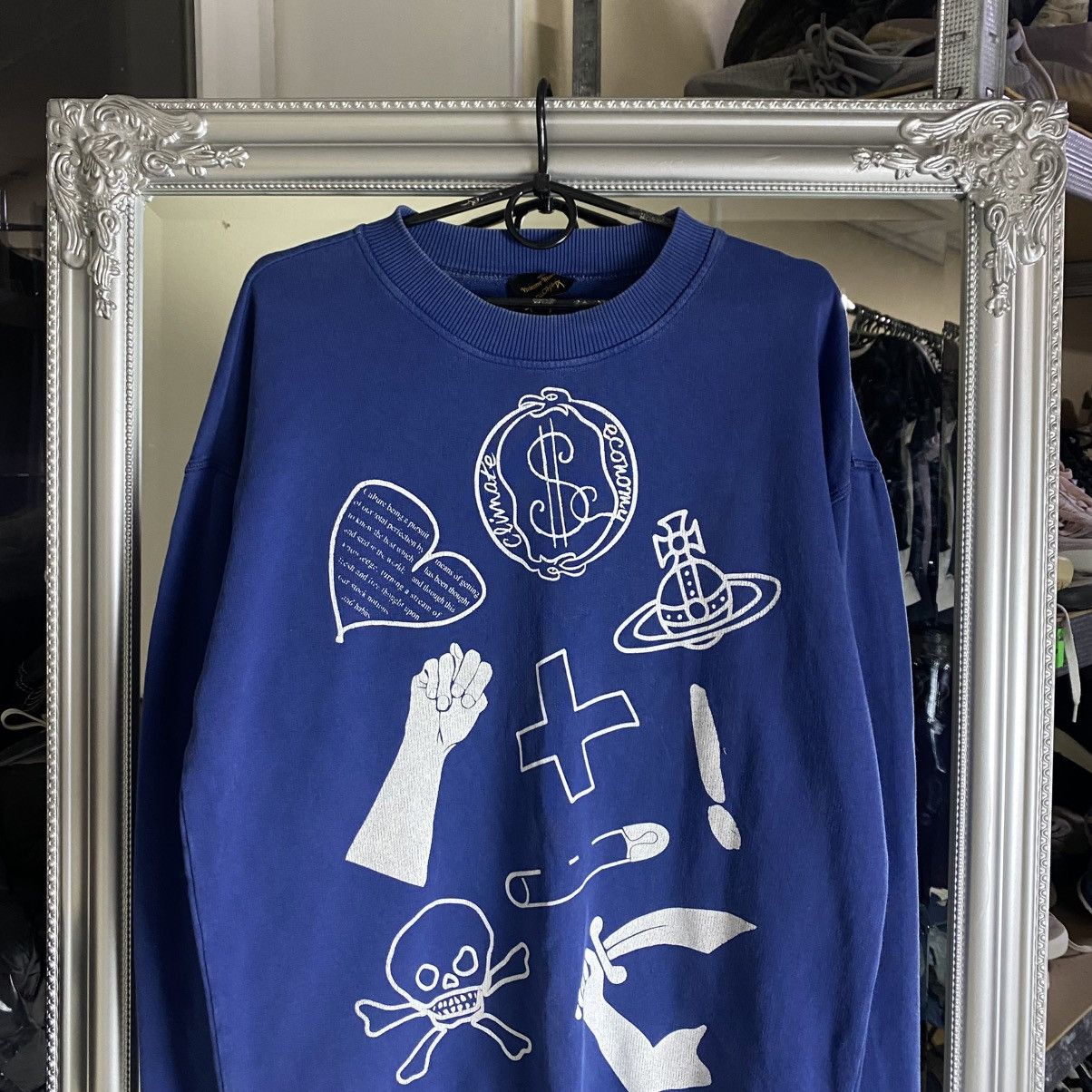 Vivienne Westwood Vintage Vivienne Westwood Sweatshirt Y2K men's size L Size US L / EU 52-54 / 3 - 2 Thumbnail
