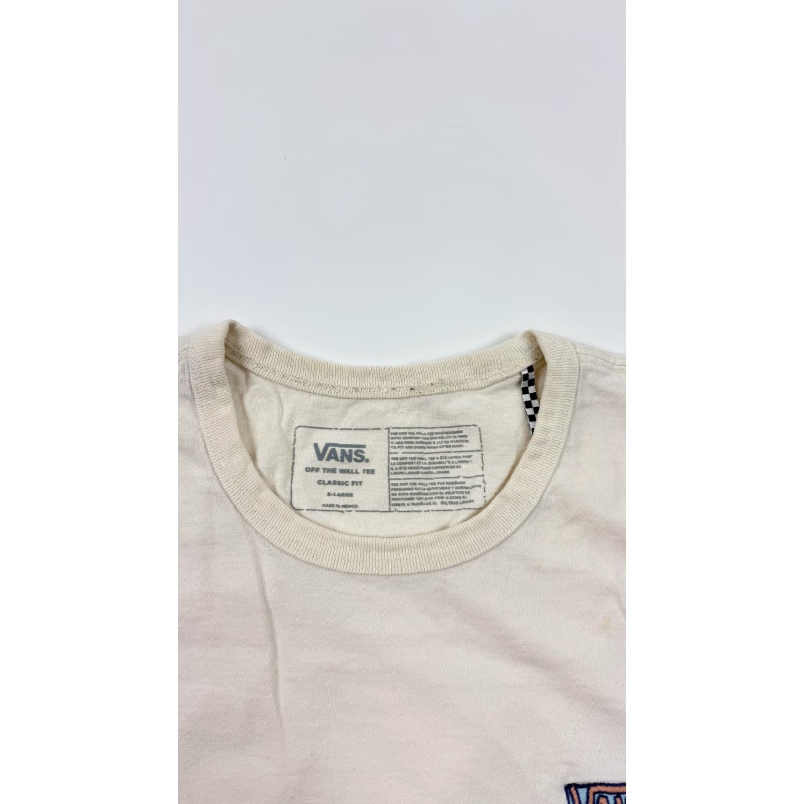 Vans VANS Shirt Mens XL White Off The Wall Tee Skate Crewneck Classic Fit Logo Shirts Size US XL / EU 56 / 4 - 5 Thumbnail