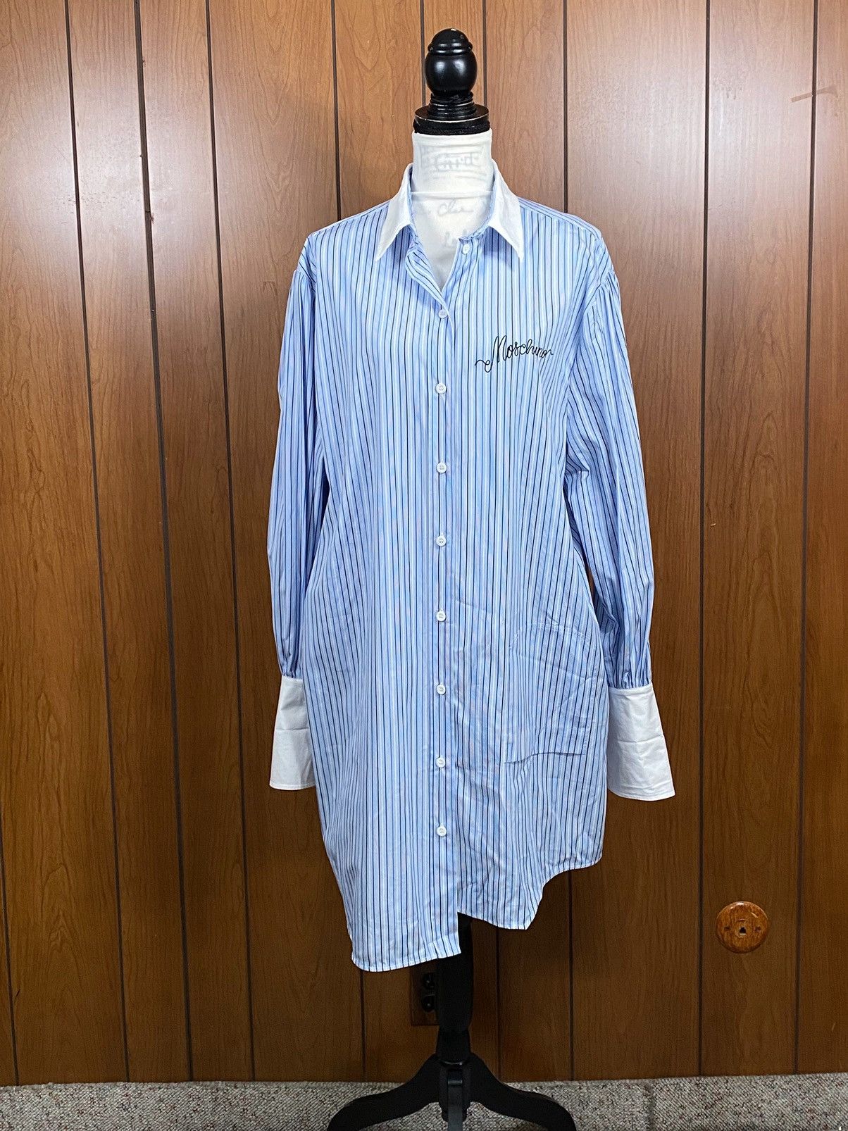 Moschino Moschino striped asymmetric shirt dress size 14 Size XL / US 12-14 / IT 48-50 - 6 Thumbnail