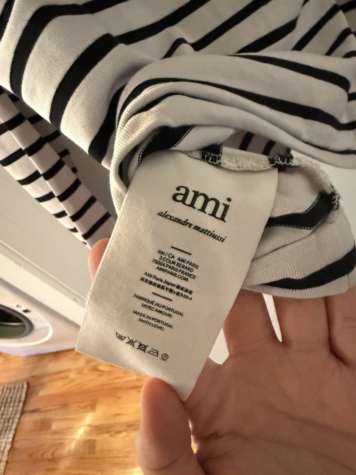 AMI Ami striped long sleeve Size US M / EU 48-50 / 2 - 3 Thumbnail
