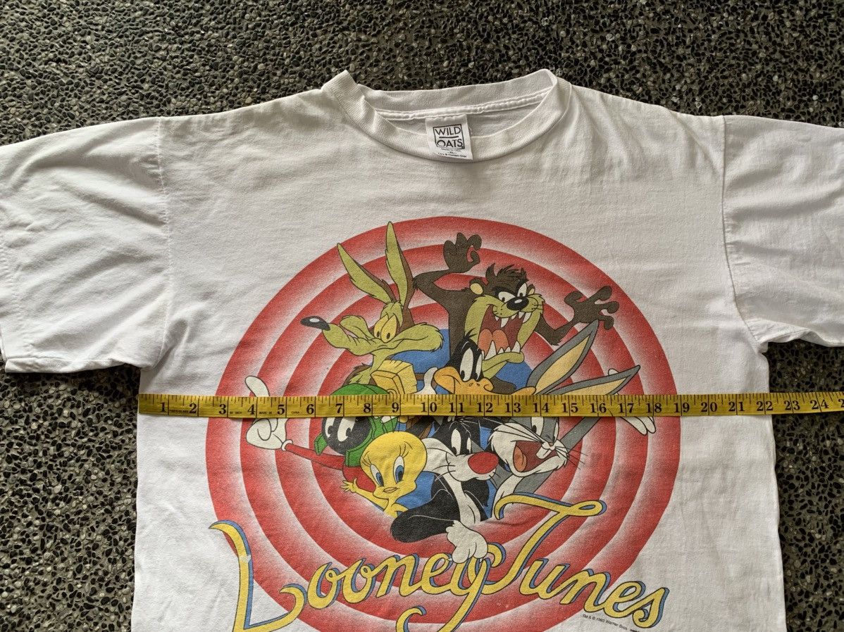 Warner Bros Vintage 90s Looney Tunes Mirror Print Warner Bros T shirt Size US XL / EU 56 / 4 - 9 Thumbnail