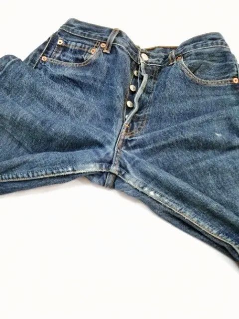 Levi's Vintage Levi's 501 Distressed Jeans 29x33 Size US 29 - 6 Thumbnail