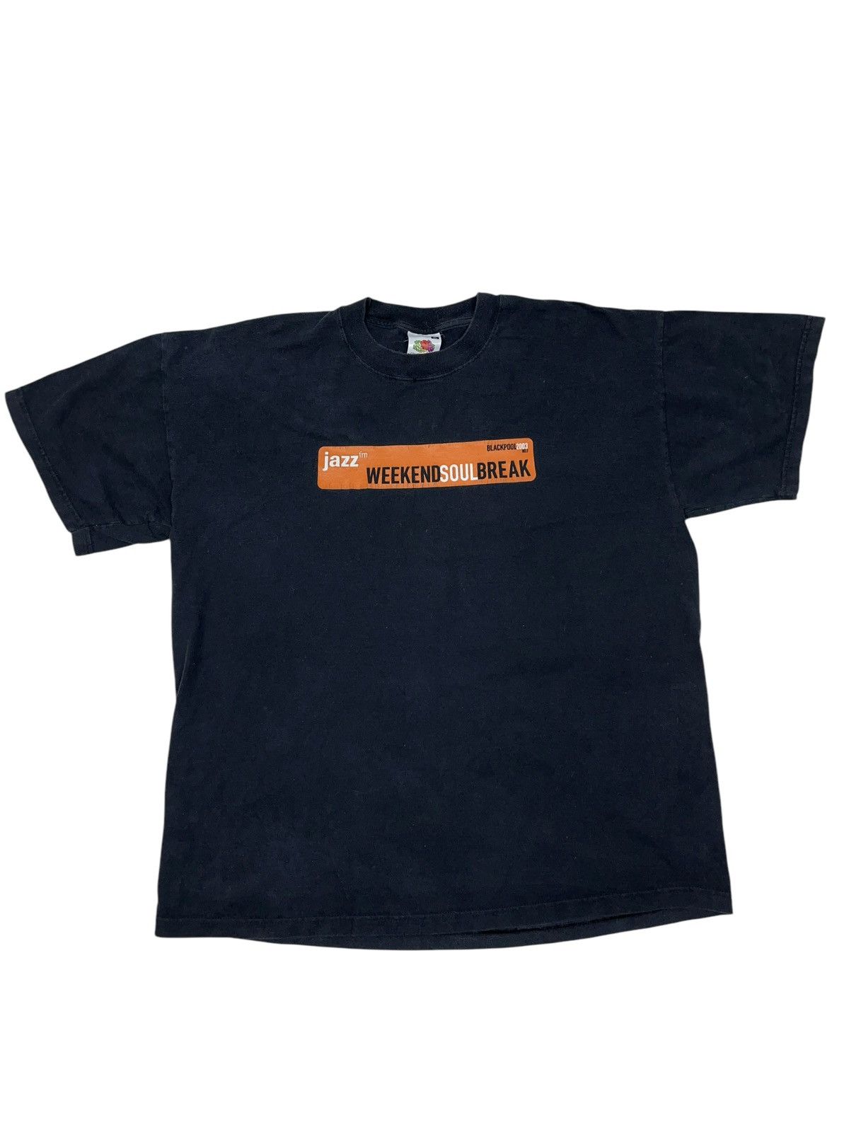Band Tees × Vintage Vintage 2003 Jazz FM Weekend Soul Break Hilton Hotel T-shirt Size US XL / EU 56 / 4 - 1 Thumbnail