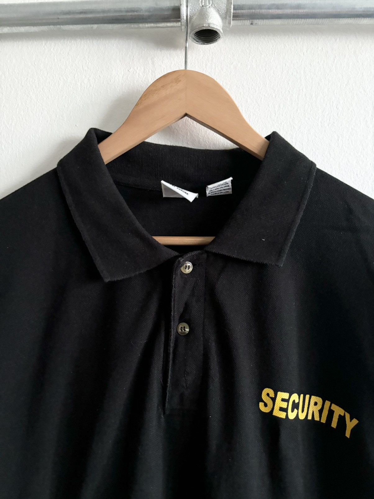 Vintage RARE SECURITY POLO T SHIRT Size US L / EU 52-54 / 3 - 4 Thumbnail
