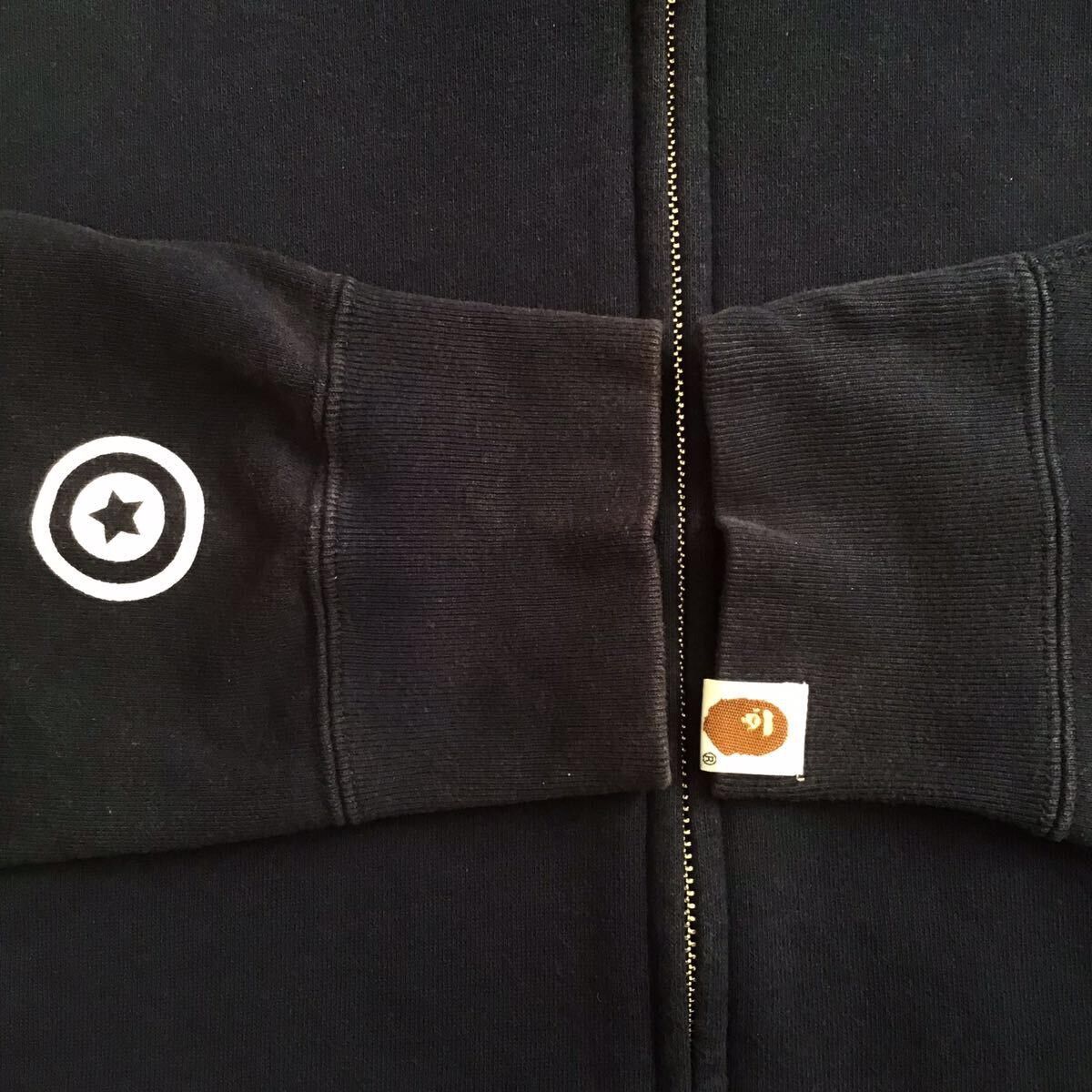 Bape BAPE camo Crazy Face Tiger Shark full zip Hoodie Navy APE Size US XL / EU 56 / 4 - 7 Thumbnail