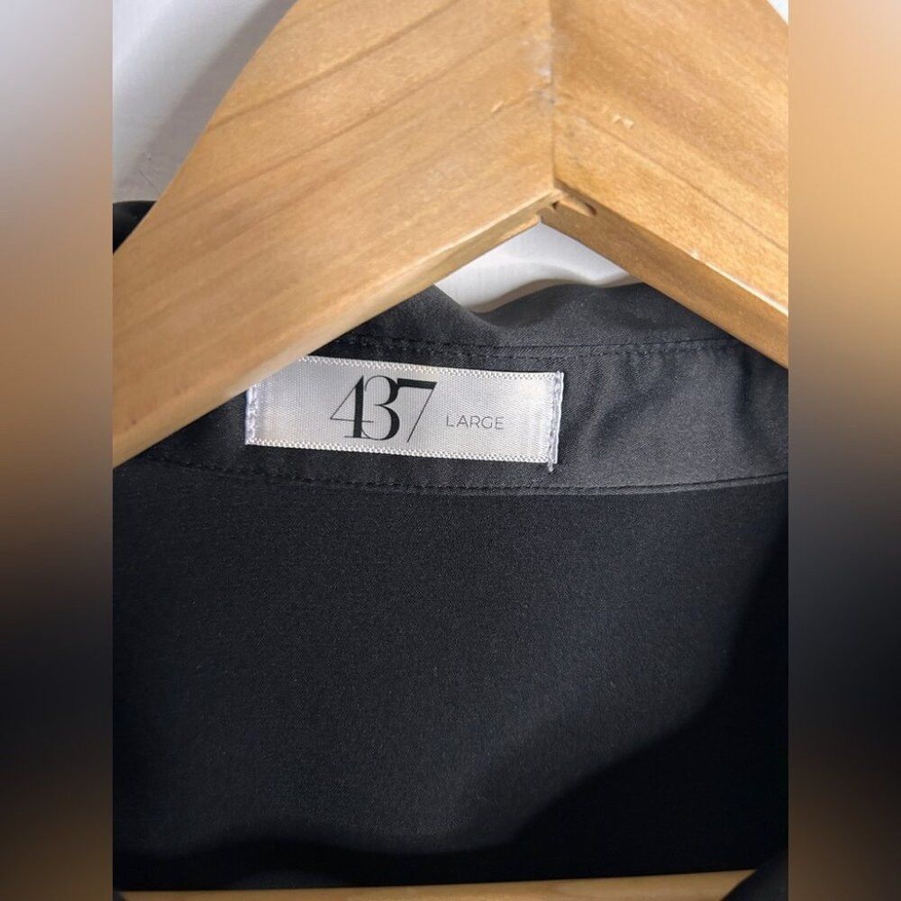 Other Toronto Designed 427 Black Kali Dress in 90% Silk and 10% L Size M / US 6-8 / IT 42-44 - 5 Thumbnail