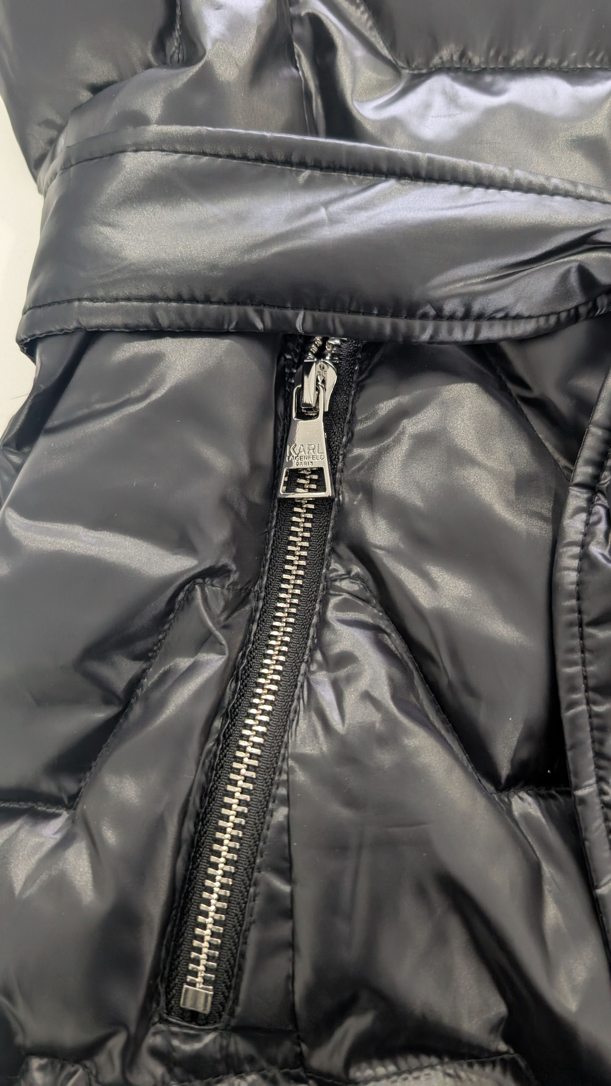 Karl Lagerfeld Karl Lagerfeld Paris Zig Zag Puffer Jacket Small Size S / US 4 / IT 40 - 8 Thumbnail