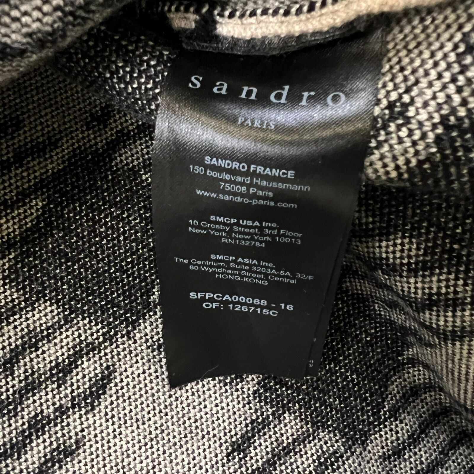 Designer × Sandro Sandro Cardigan Size 1 Jisou Oversize Checkered Knit Sweater Size S / US 4 / IT 40 - 11 Thumbnail