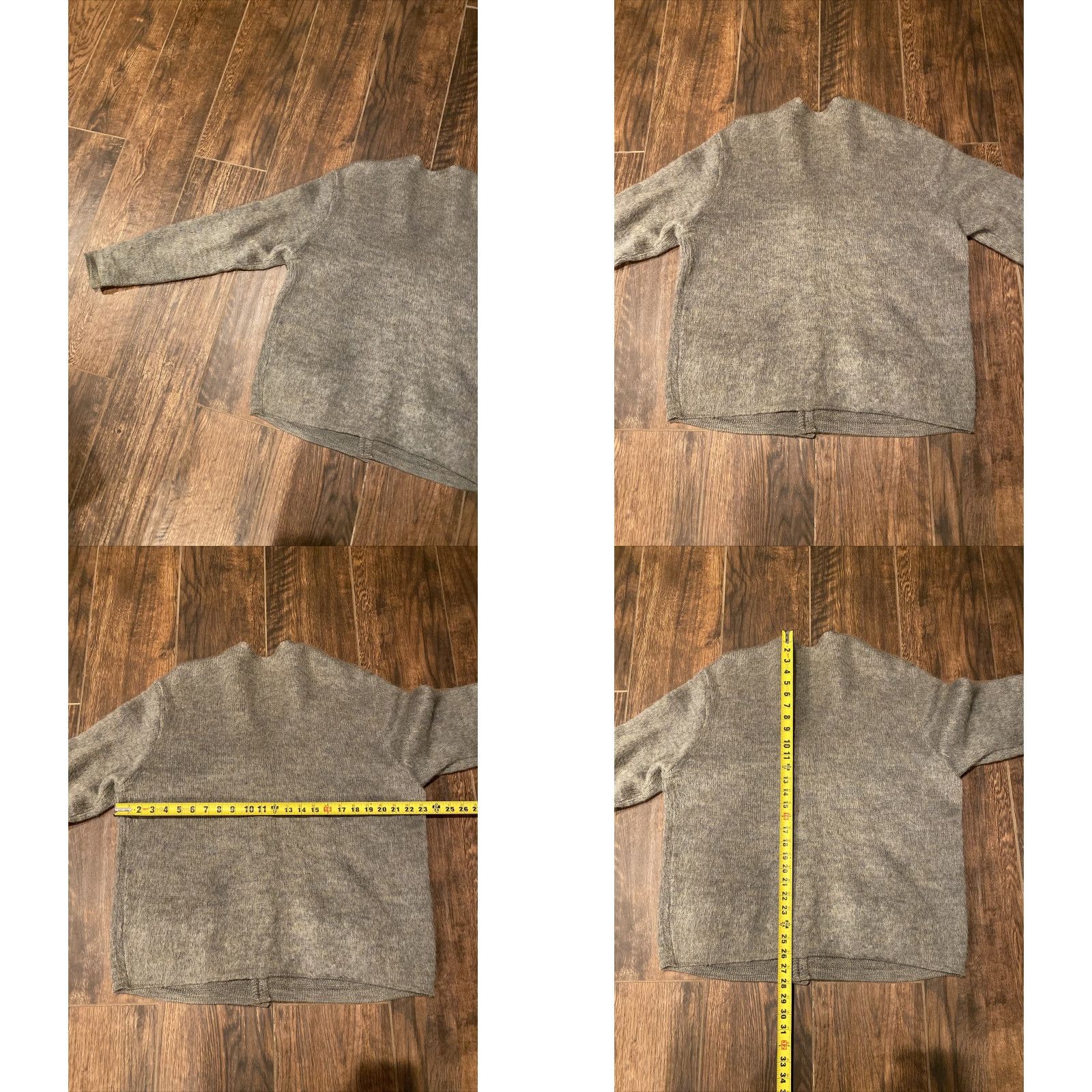 Jantzen VINTAGE Jantzen Cardigan Mohair Wool Blend XL Kurt Mens SIZE XL Gray Green FUZZY 1960s Size US XL / EU 56 / 4 - 8 Thumbnail