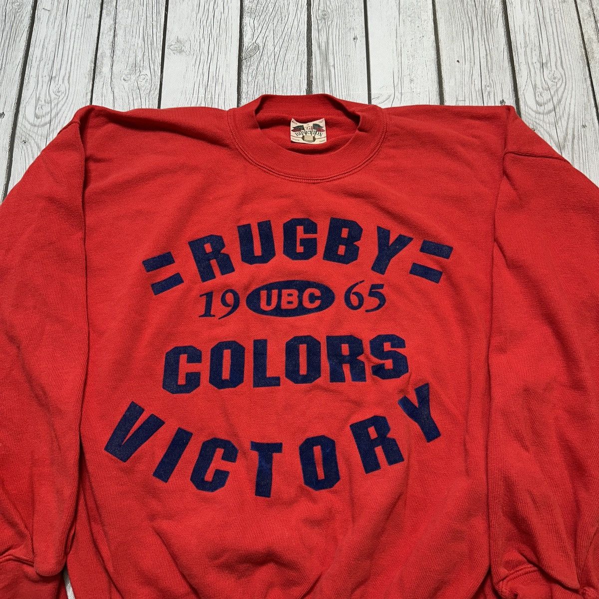 Vintage Vintage Benetton Rugby sweatshirt Size US M / EU 48-50 / 2 - 3 Thumbnail