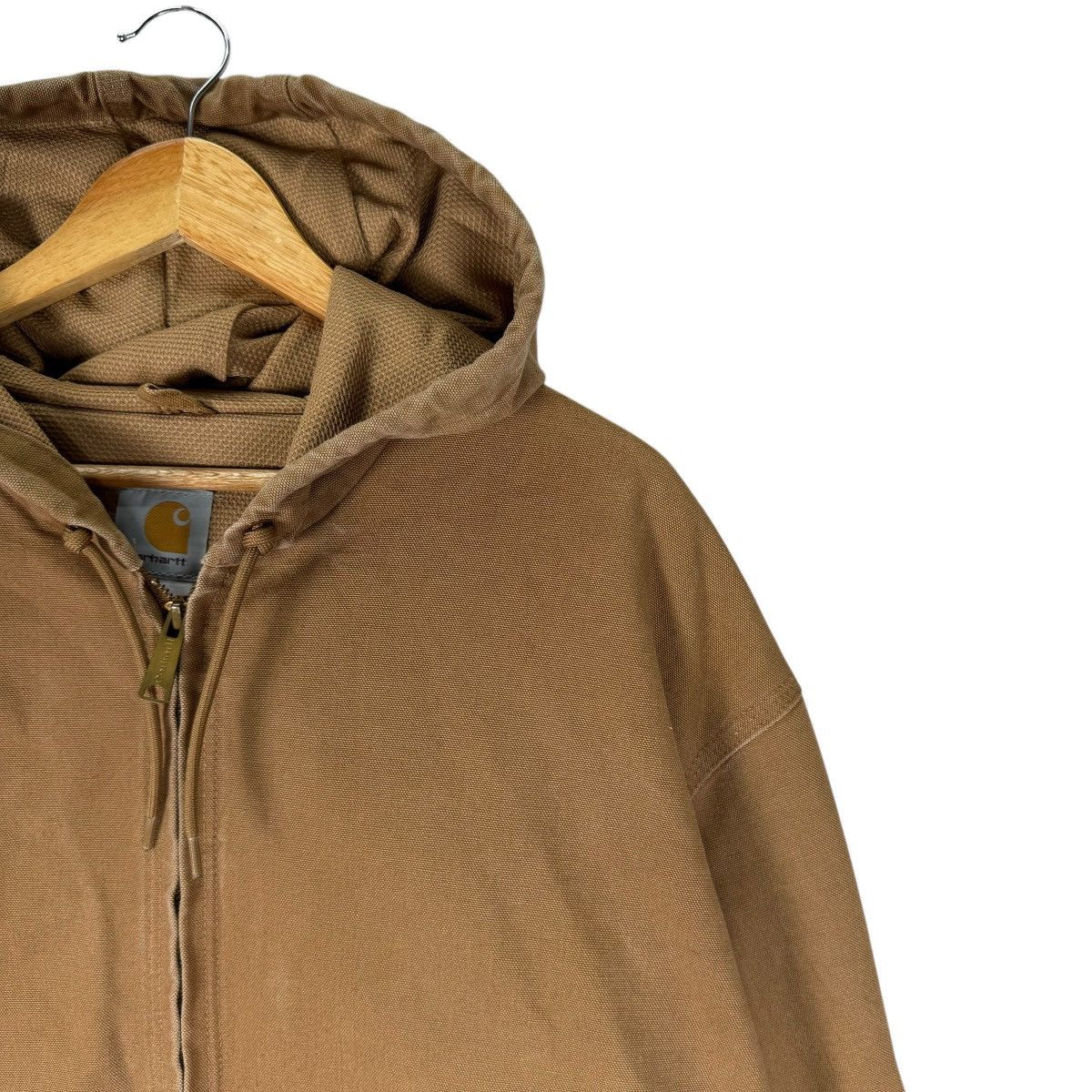 Carhartt × Carhartt Wip × Vintage ⚡️CARHARTT HOODIE DUCK CANVAS ZIPPER JACKET Size US XXL / EU 58 / 5 - 3 Thumbnail