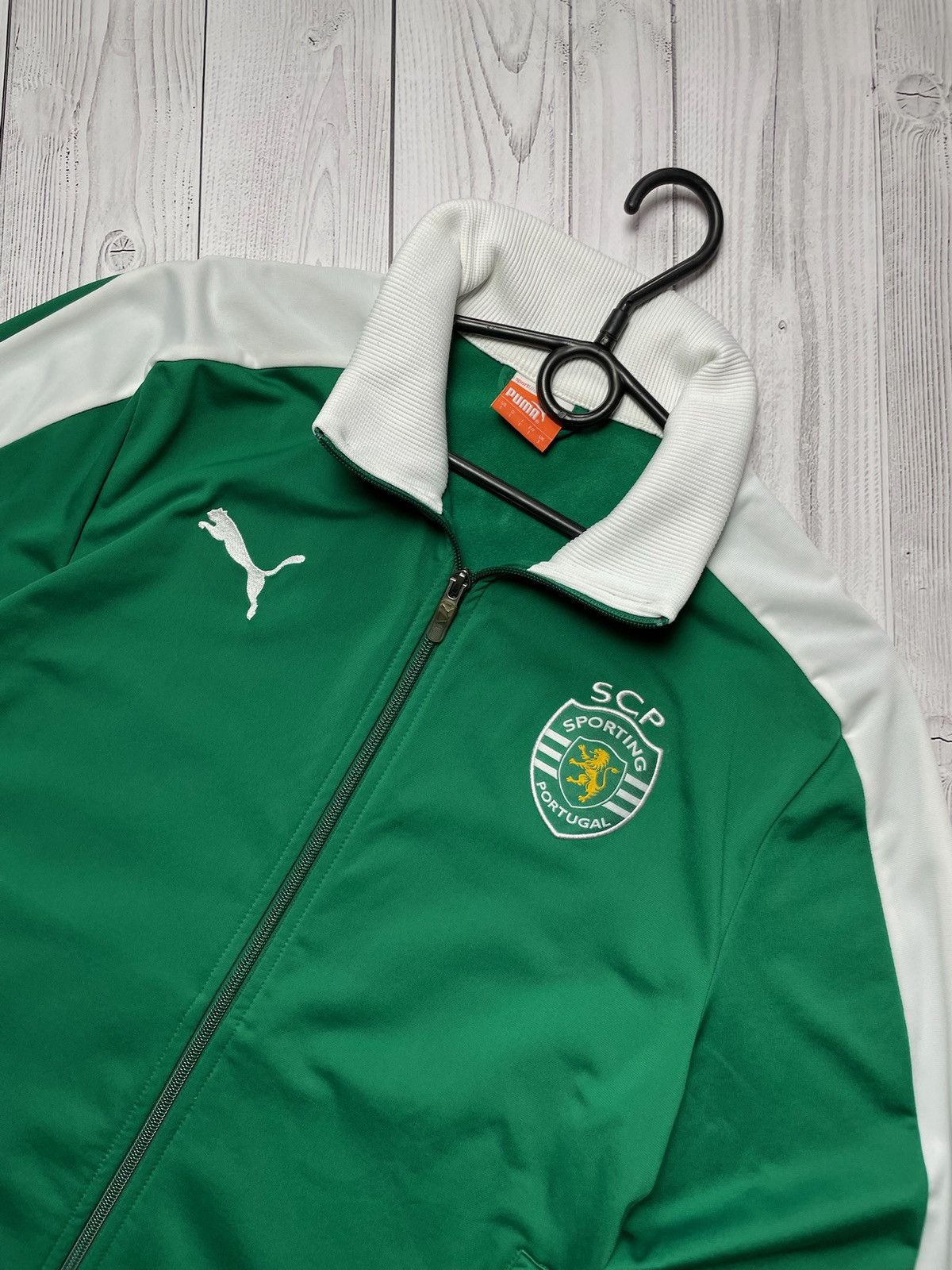 Puma Puma sporting soccer track jacket size L large rare Size US L / EU 52-54 / 3 - 2 Thumbnail