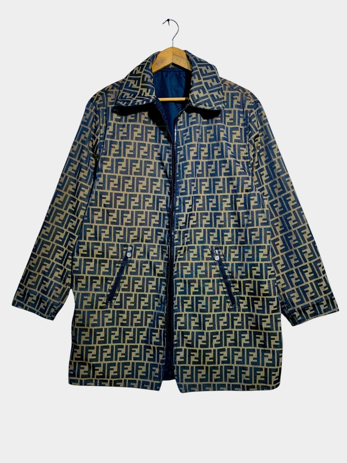 Fendi 🔥VTG FENDI ZUCCA MONOGRAM FF REVERSIBLE JACKETS Size US S / EU 44-46 / 1 - 1 Thumbnail