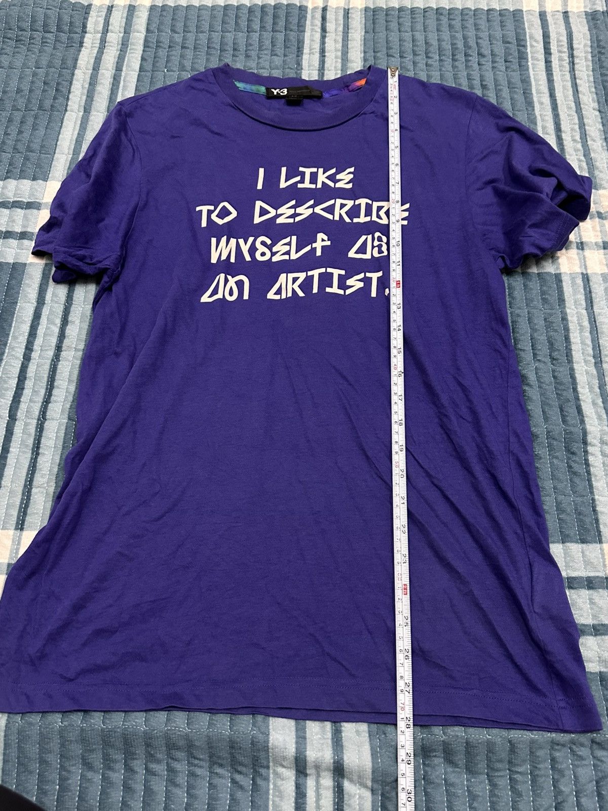 Y-3 AW13 Y-3 Yohji Yamamoto Purple T-shirt Size US M / EU 48-50 / 2 - 14 Thumbnail