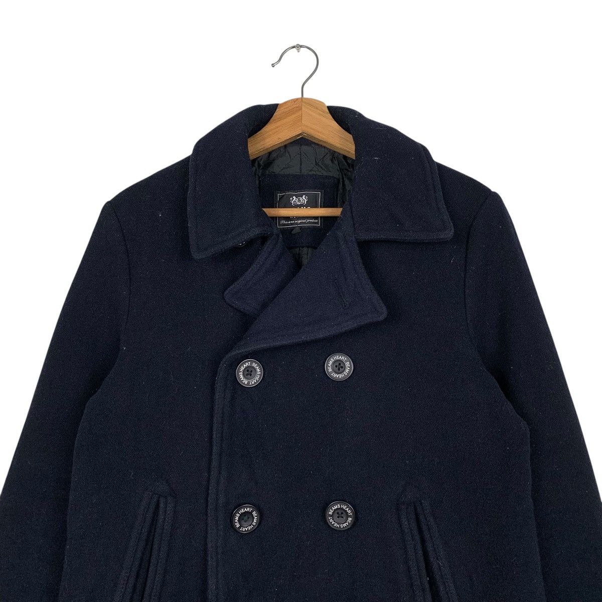 Beams Plus Beams Heart Double Breasted Wool Jacket Size US M / EU 48-50 / 2 - 2 Thumbnail