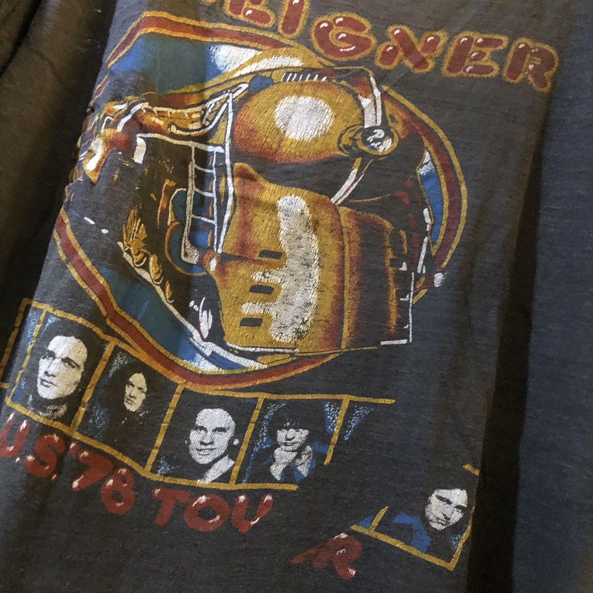 Band Tees × Vintage 1978 Foreigners band tee Size US L / EU 52-54 / 3 - 3 Thumbnail
