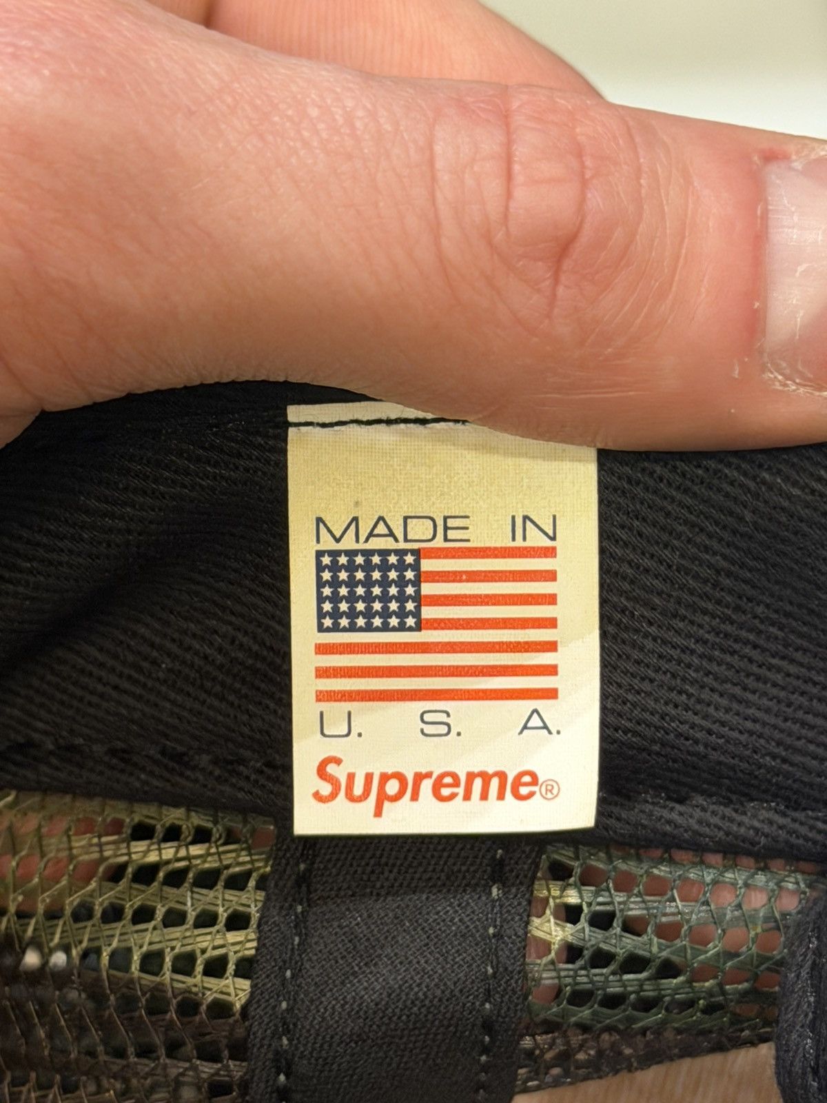 Supreme Supreme Wrench Mesh Trucker Hat - Camo Size ONE SIZE - 7 Thumbnail