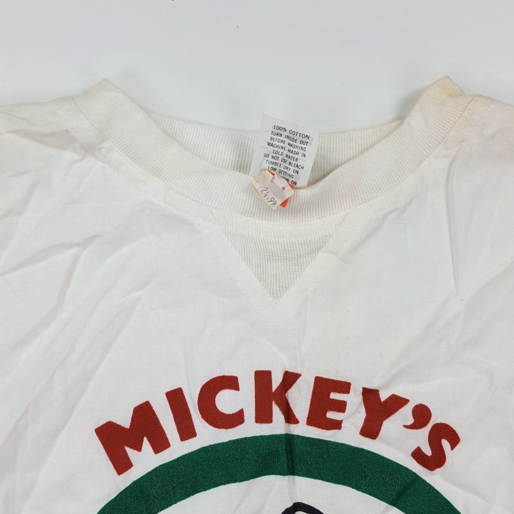 Vintage VINTAGE Mickey's Golf Club White Crewneck Sweatshirt XL Men Cartoon 90s Golf Club USA Made Canvas Cotton Size US XL / EU 56 / 4 - 3 Thumbnail