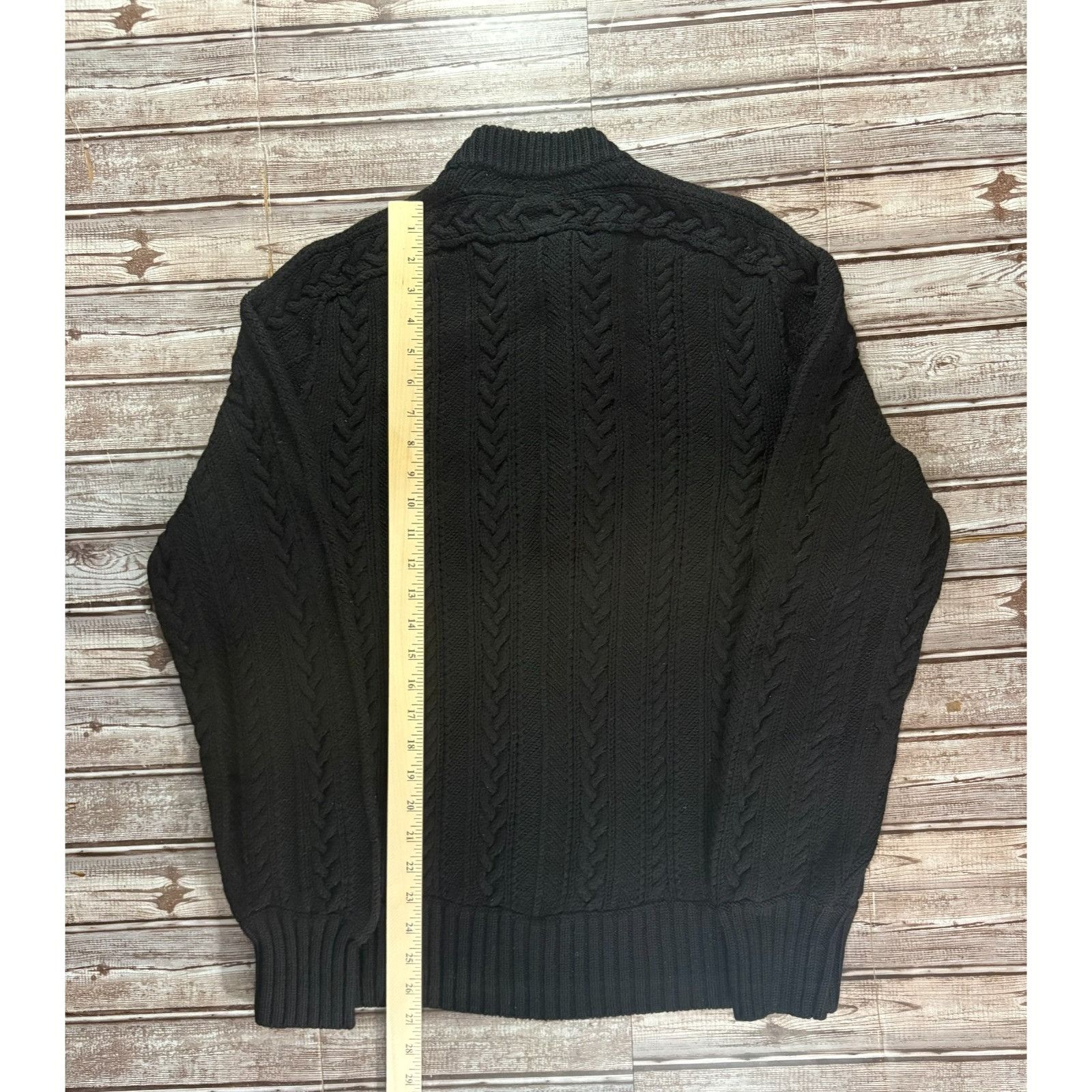 John Varvatos John Varvatos Collection cableknit wool extra fine merino to Size US XL / EU 56 / 4 - 3 Thumbnail