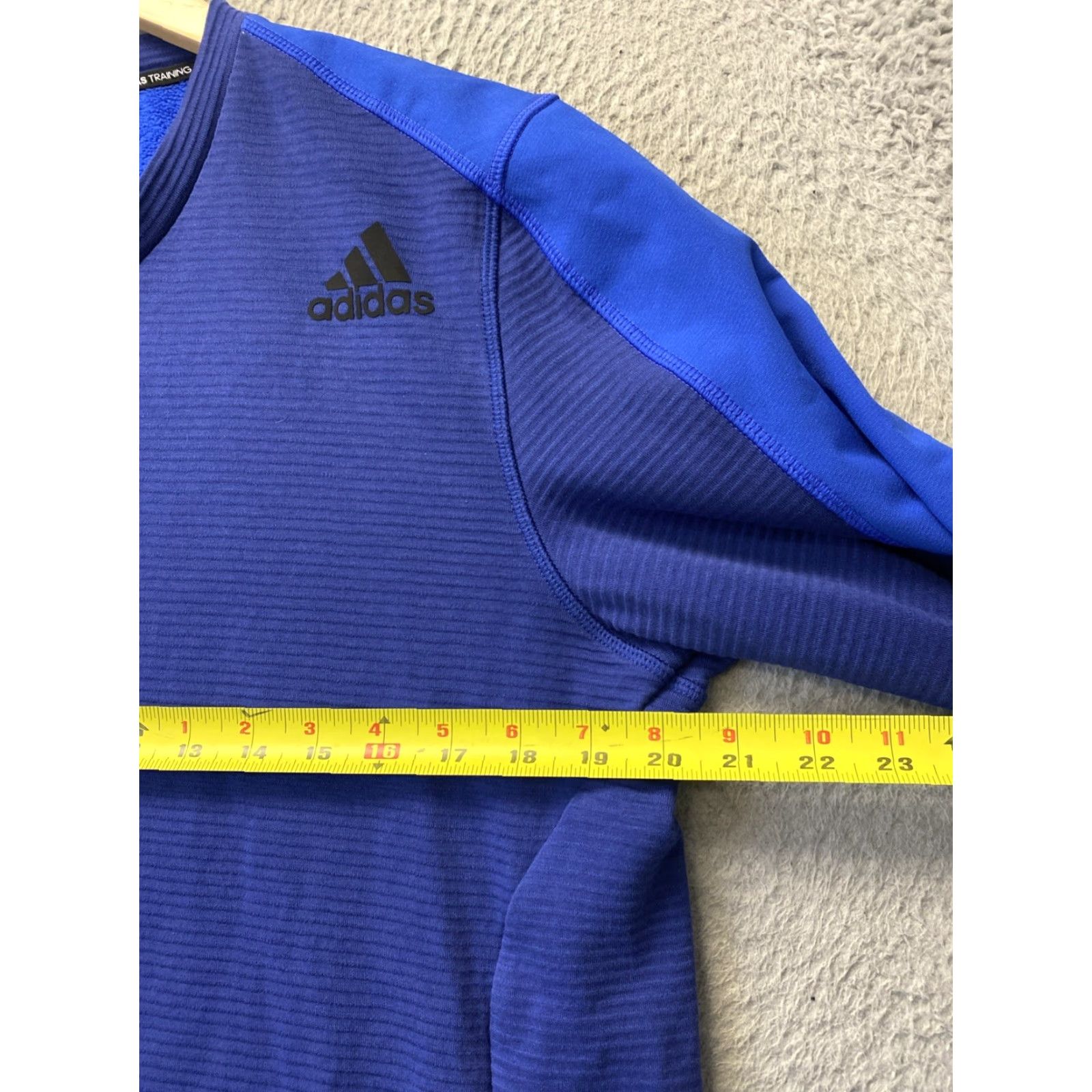 Adidas Adidas Men’s Sweatshirt Sweater M Blue C.READY CREW Pockets 3 Stps Logo /160-10 Size US M / EU 48-50 / 2 - 5 Thumbnail