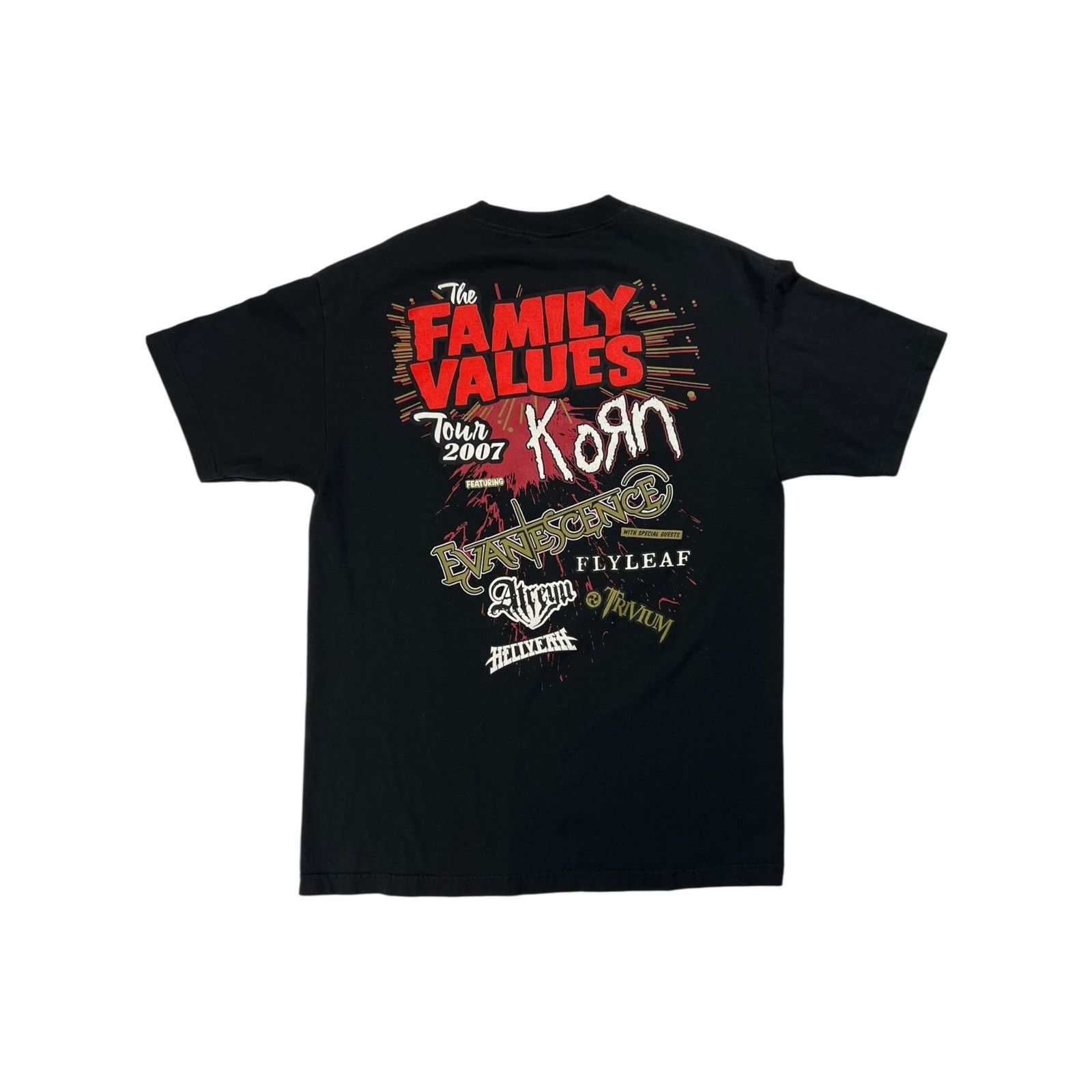 Band Tees × Vintage Vintage 2007 Family Values Tour Korn Evanescence band tee Size US L / EU 52-54 / 3 - 1 Thumbnail