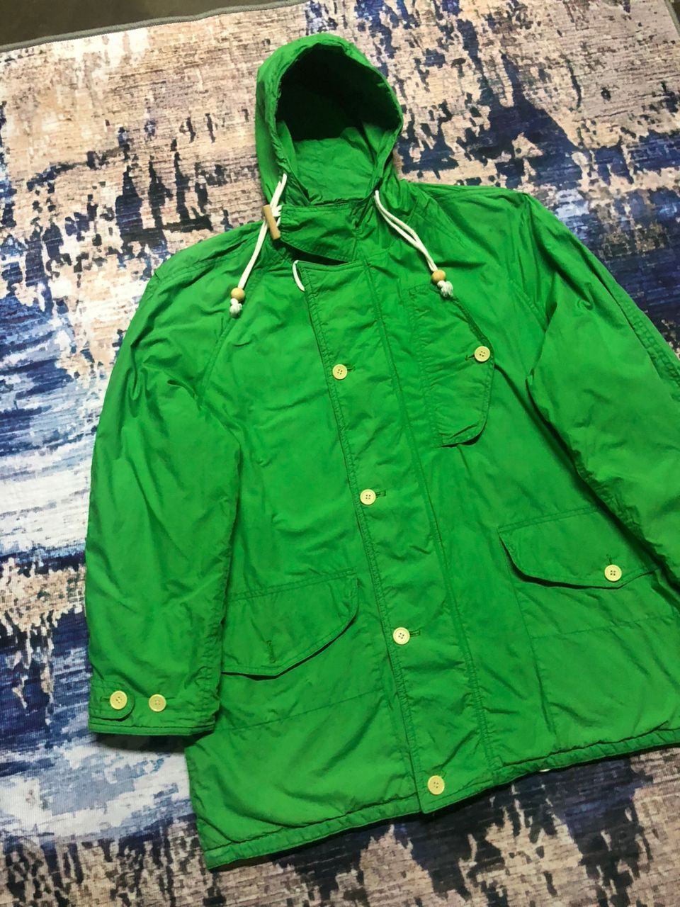 Nigel Cabourn Nigel Cabourn Green Jacket Hoodie Size US M / EU 48-50 / 2 - 6 Thumbnail
