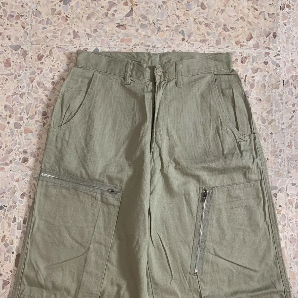Seditionaries ‼️ RARE ‼️ JAPANESE VTG BIG POCKET TROUSERS BAGGY HBT TWILL Size US 28 / EU 44 - 5 Thumbnail