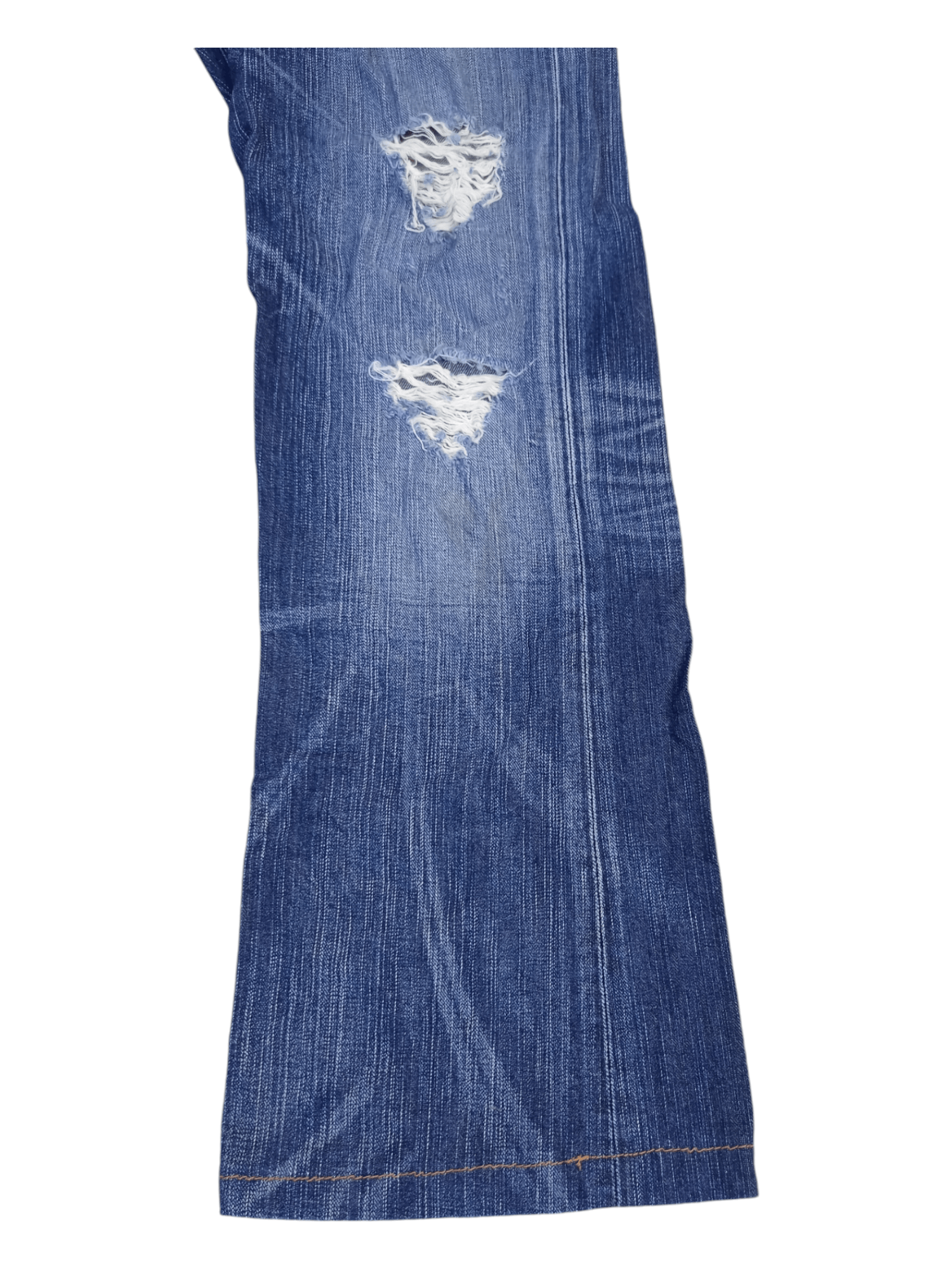 Edwin Edwin 503 Blue Trip Distressed Minimalist Flare Jeans Size US 34 / EU 50 - 5 Thumbnail